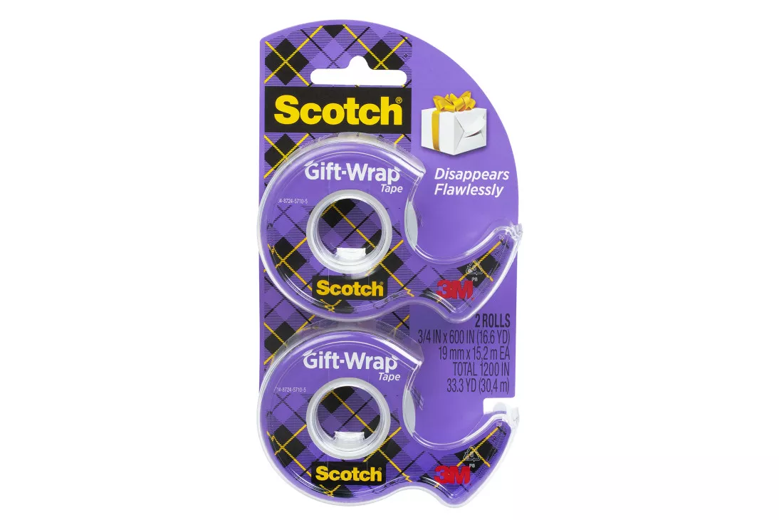 Scotch® GiftWrap Tape 15DM-2, 3/4 in x 600 in