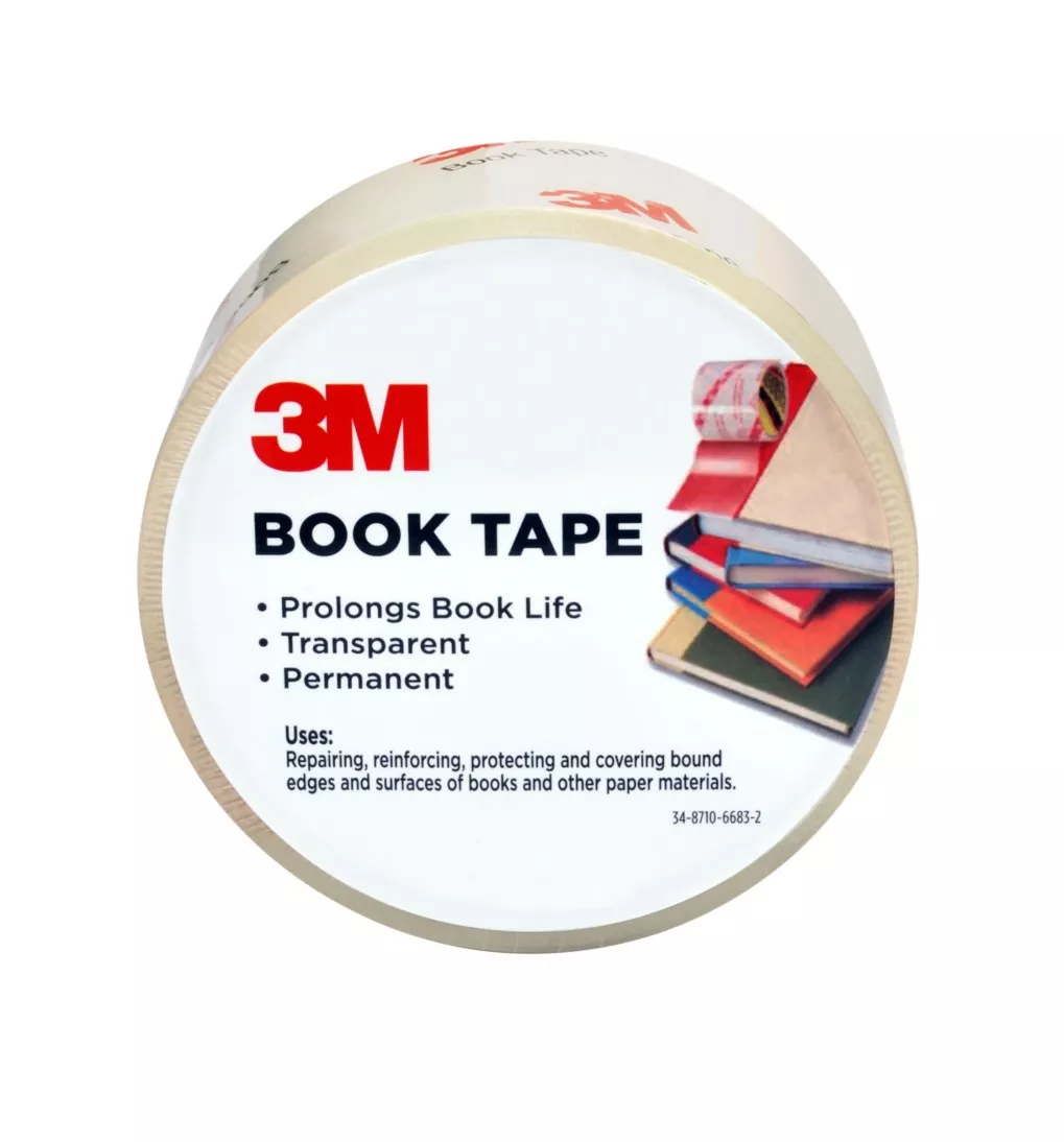 Scotch® Book Tape 843, 2.83 in x 30 yd (72 mm x 27.4 m)