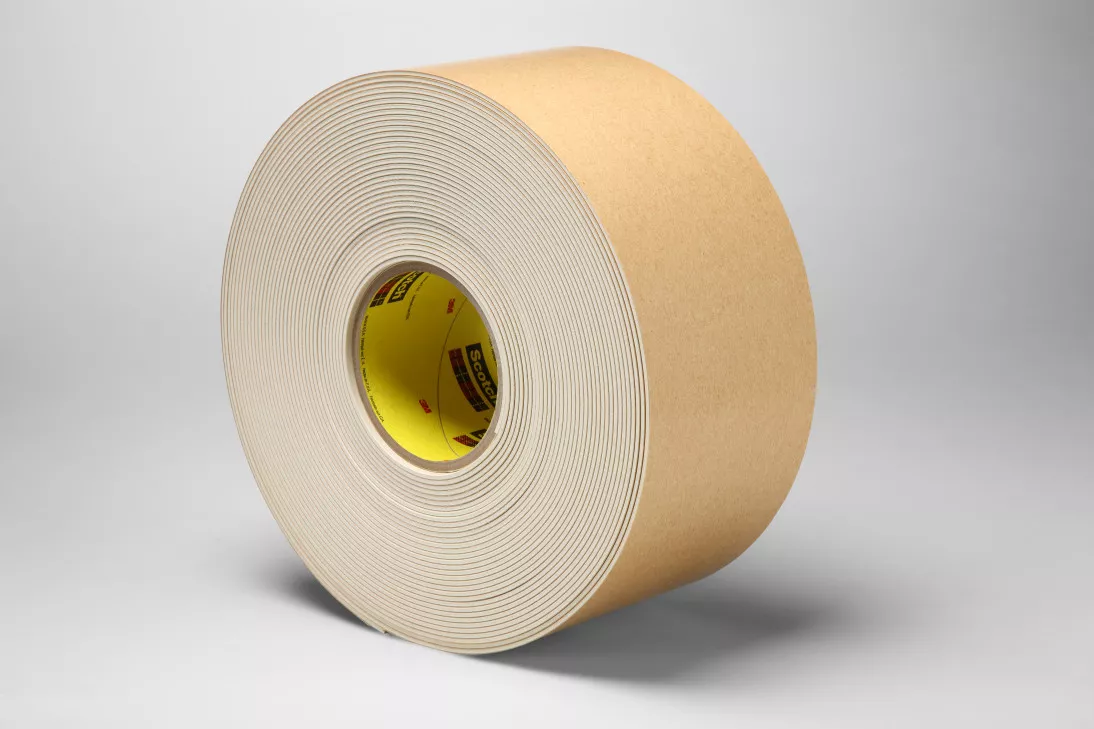 3M™ Impact Stripping Tape 528, Tan, 6 in x 20 yd, 82 mil, 2 rolls per
case