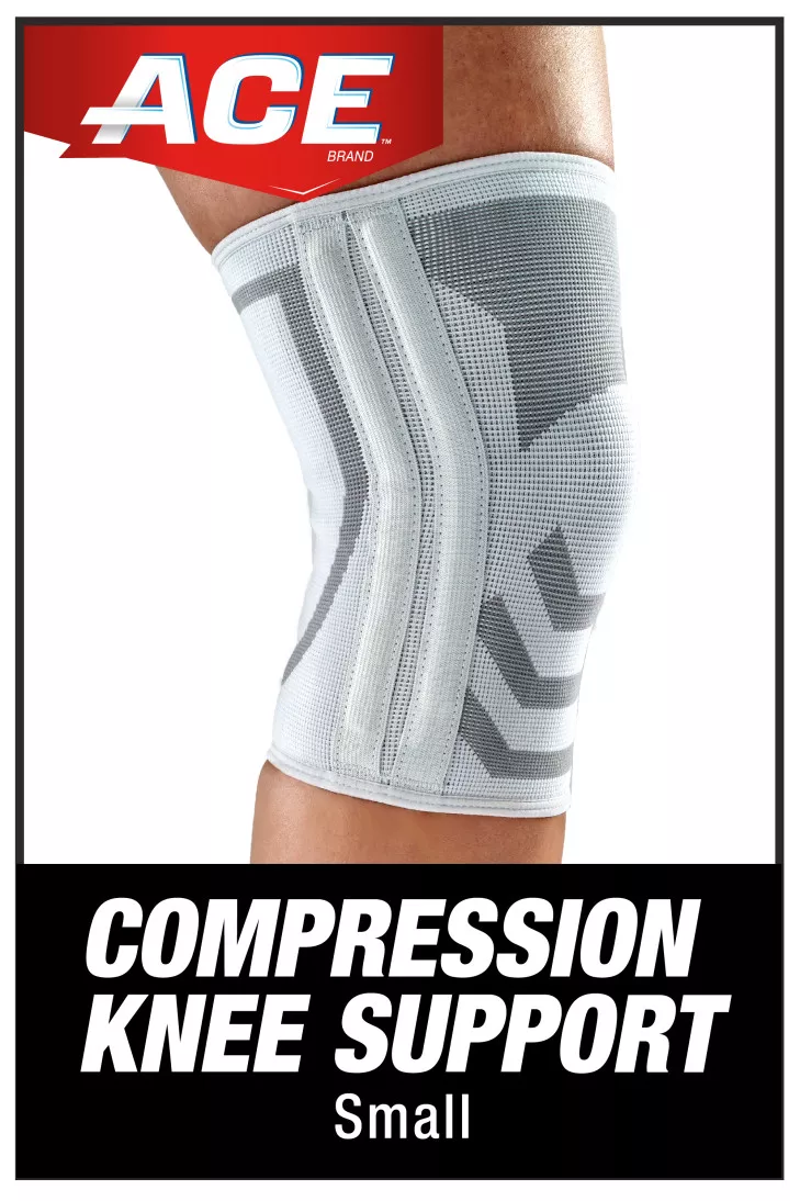 ACE™ Compression Knee Brace w/Side Stabilizers 207353, S