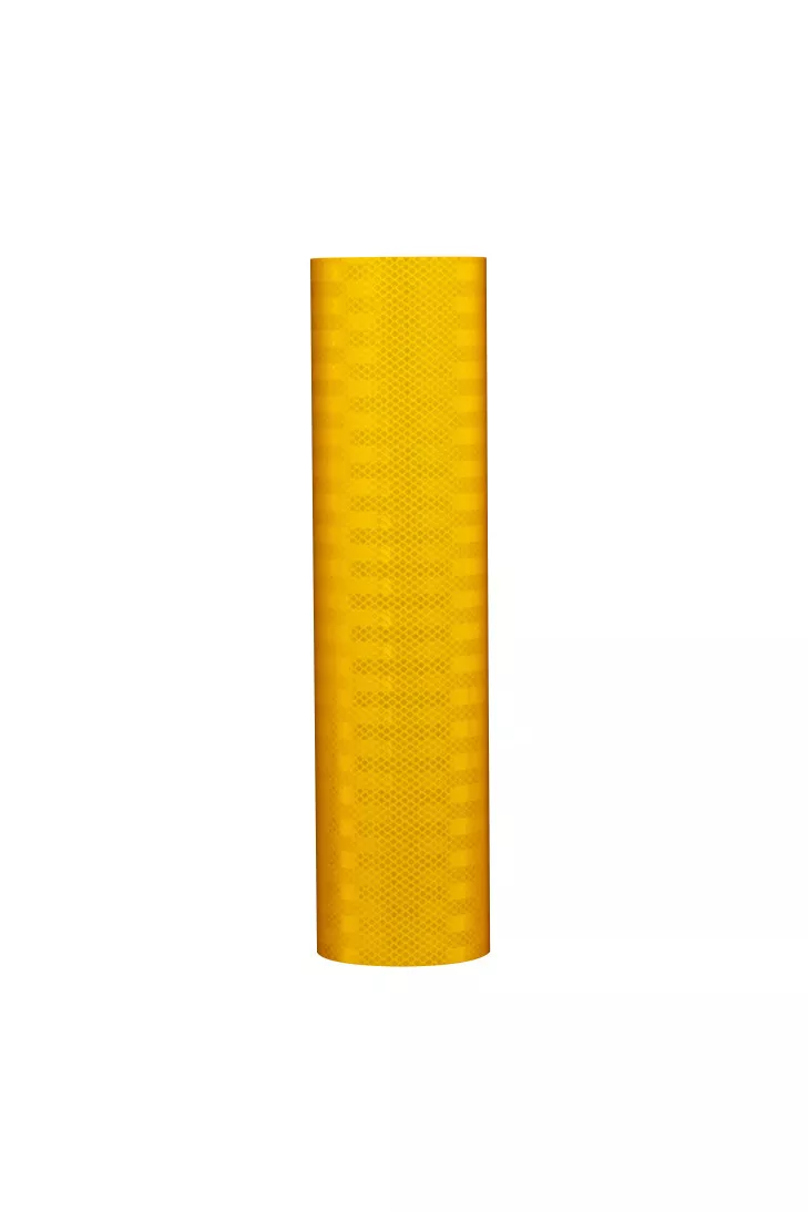 3M™ Flexible Prismatic Reflective Sheeting 3311 Yellow, 3 in X 50 yd