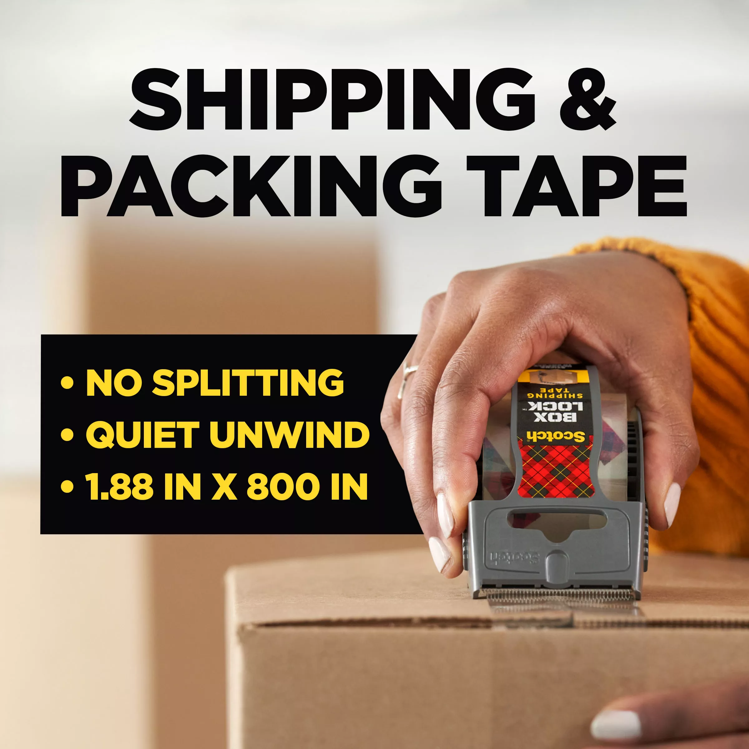 UPC 00638060856406 | Scotch® Box Lock™ Packaging Tape 195
