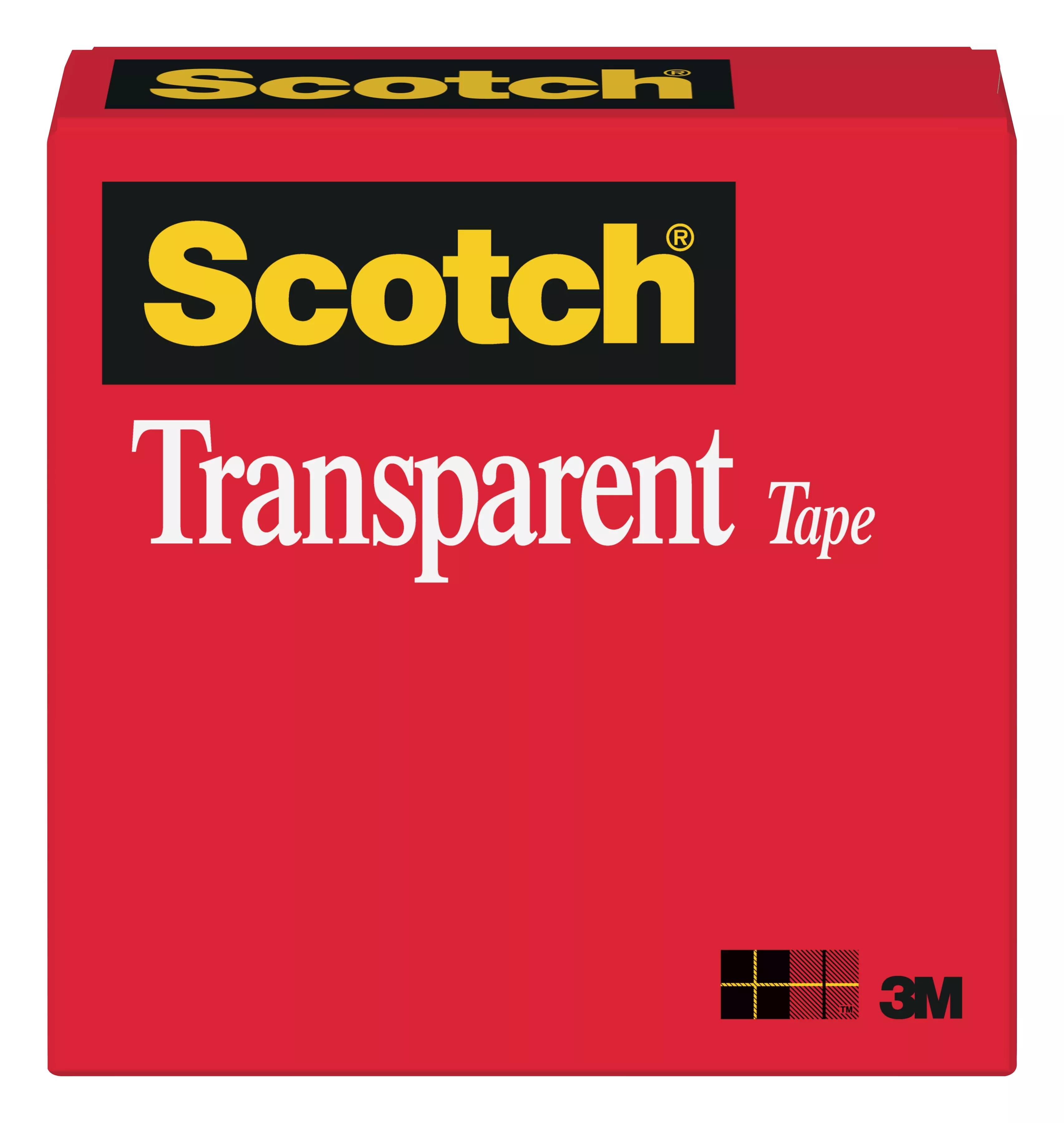 SKU 7000001563 | Scotch® Transparent Tape 600 Clear