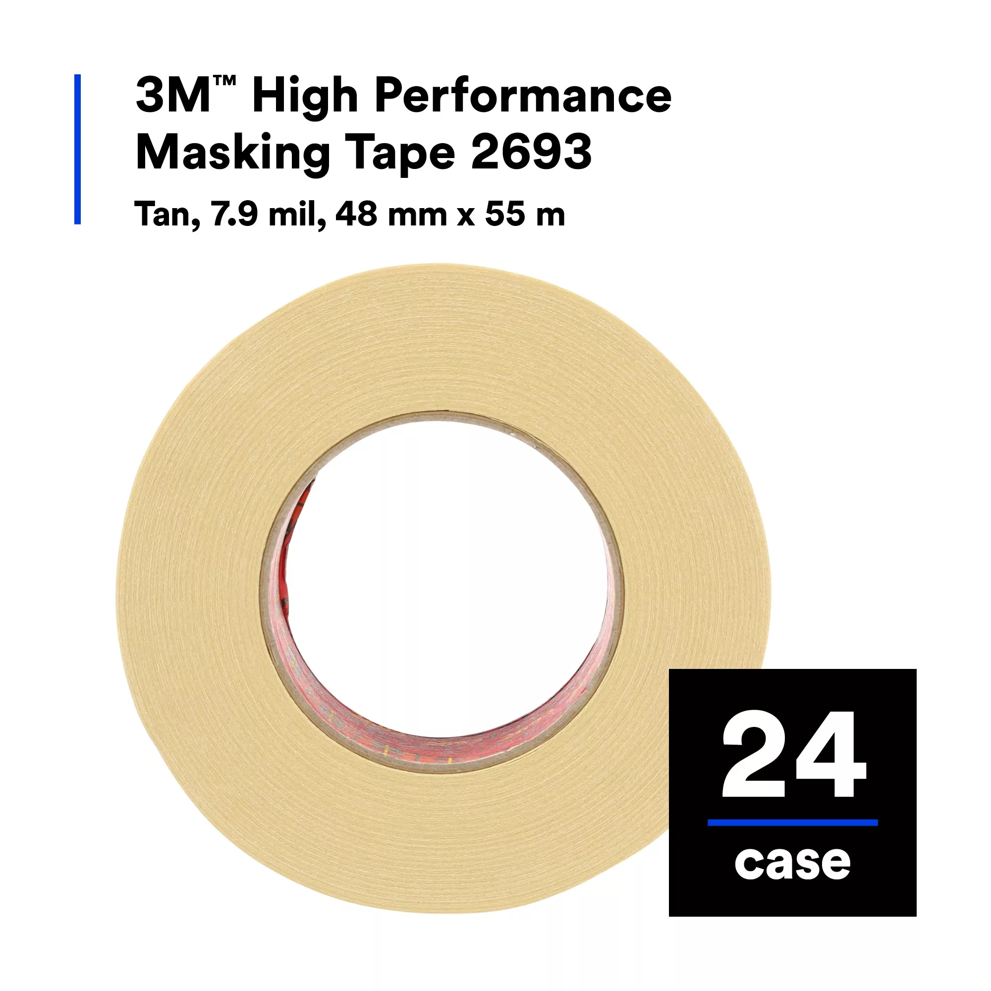 SKU 7000088347 | 3M™ High Performance Masking Tape 2693