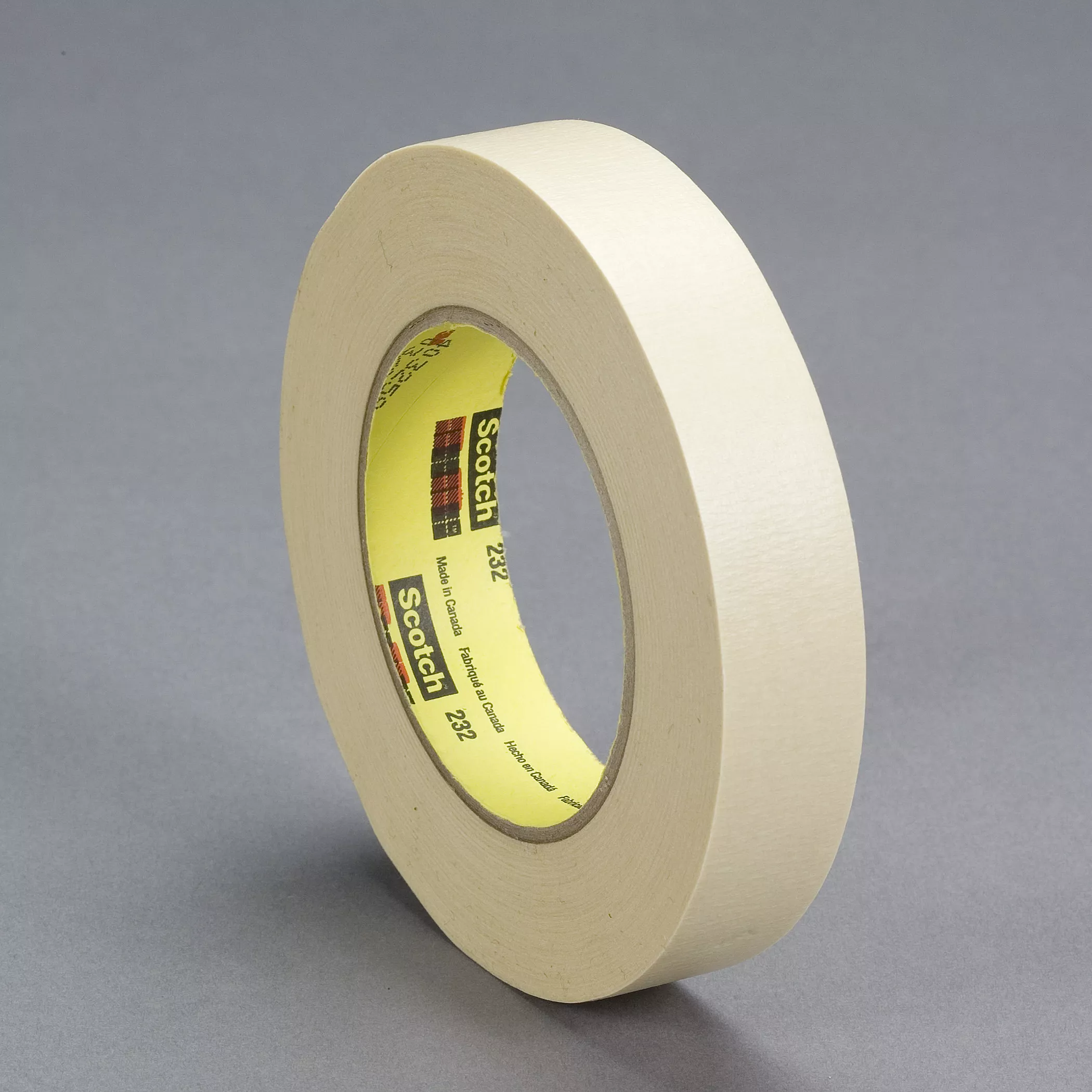 3M™ High Performance Masking Tape 232, Tan, 1 in x 60 yd, 6.3 mil,
36/Case
