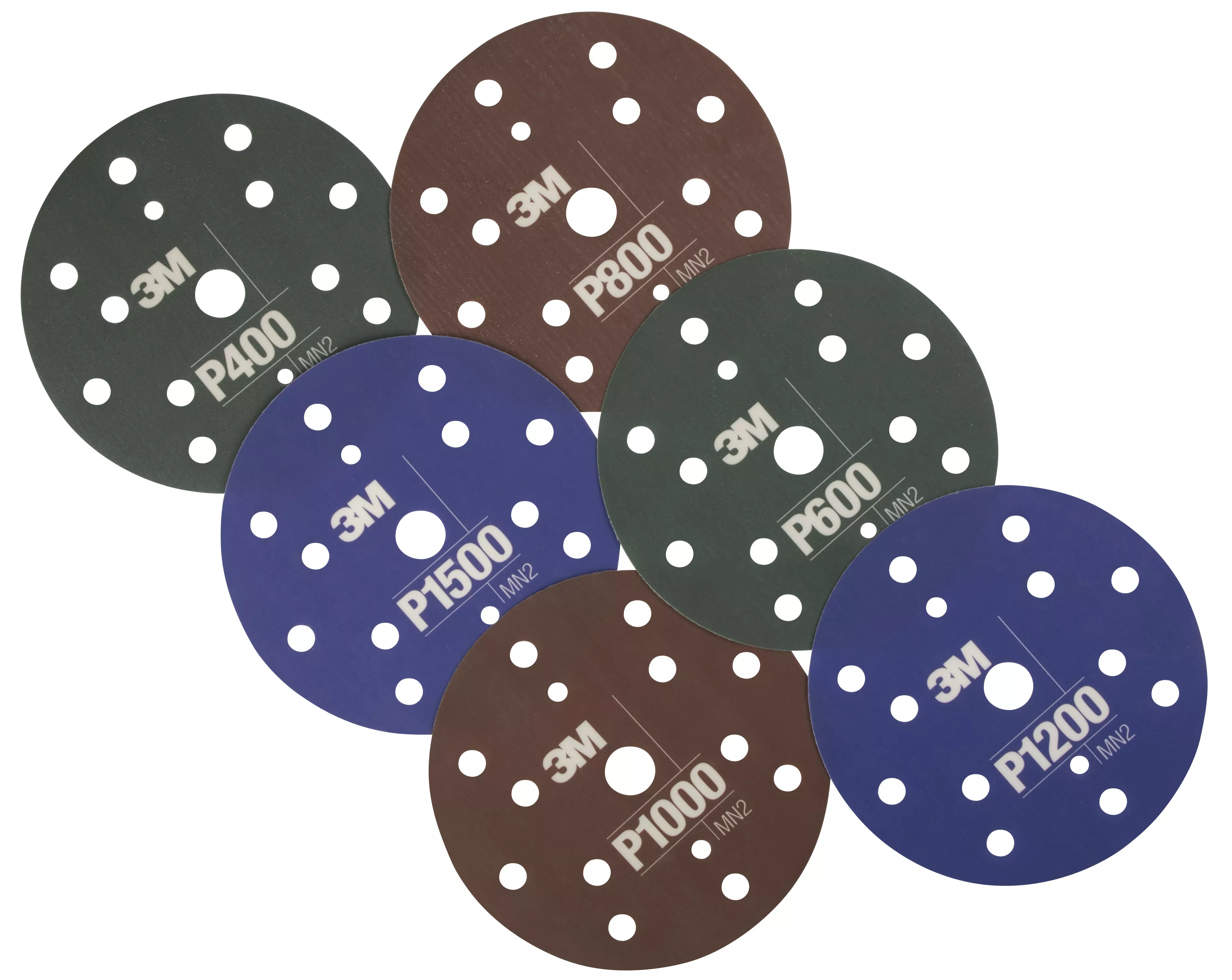 3M™ Hookit™ Flexible Abrasive Disc 270J, 34799, 6 in, P320, 25 discs per
carton, 5 cartons per case