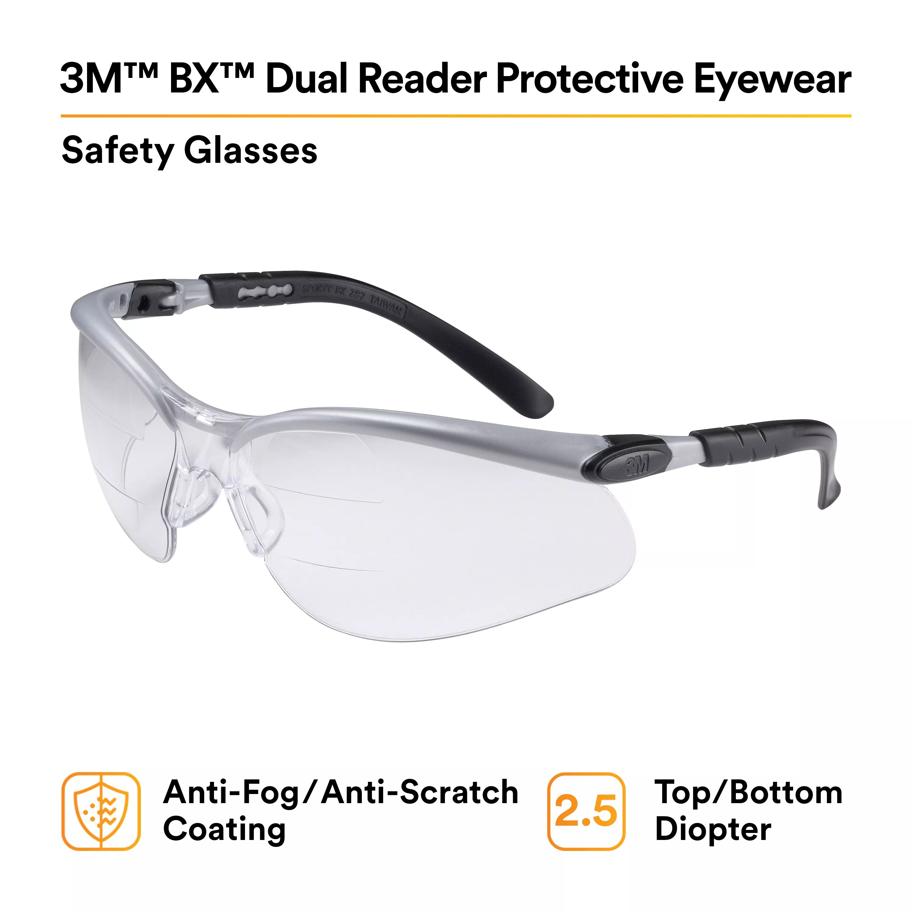 UPC 10078371114593 | 3M™ BX™ Dual Reader Protective Eyewear 11459-00000-20