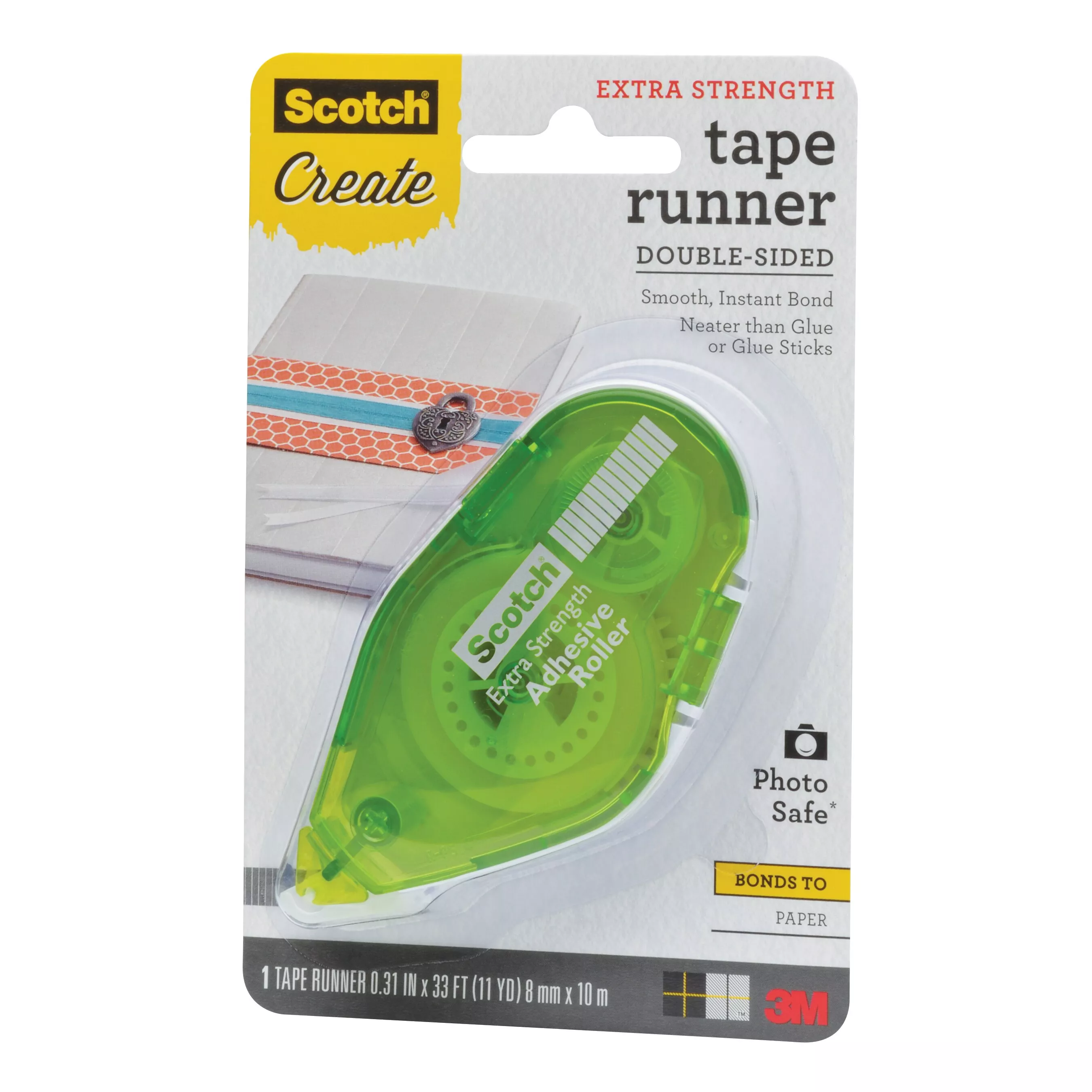 Product Number 055-ES-CFT | Scotch® Tape Runner Extra Strength 055-ES-CFT