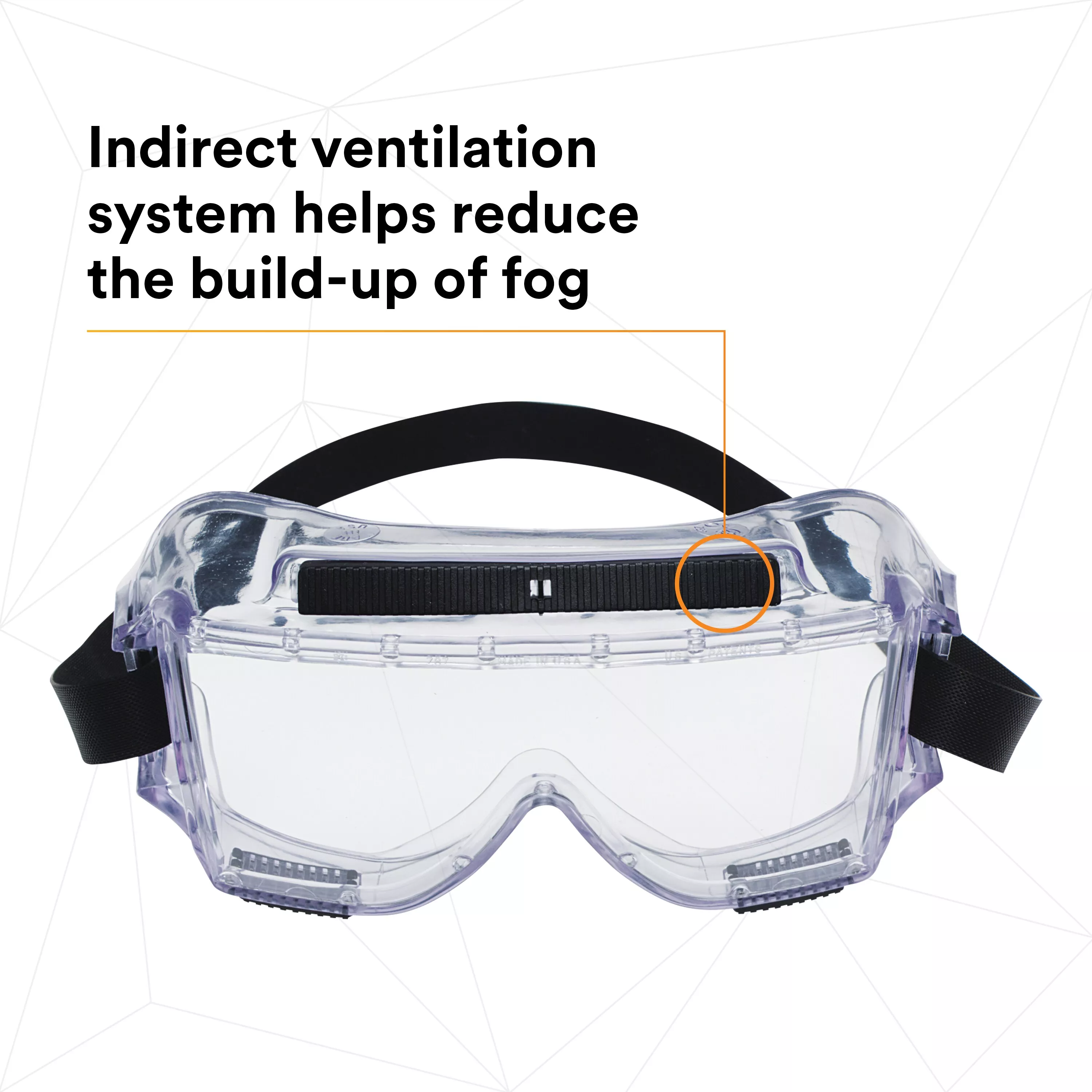 Product Number 40304-00000-10 | 3M™ Centurion™ Splash Safety Goggles 454
