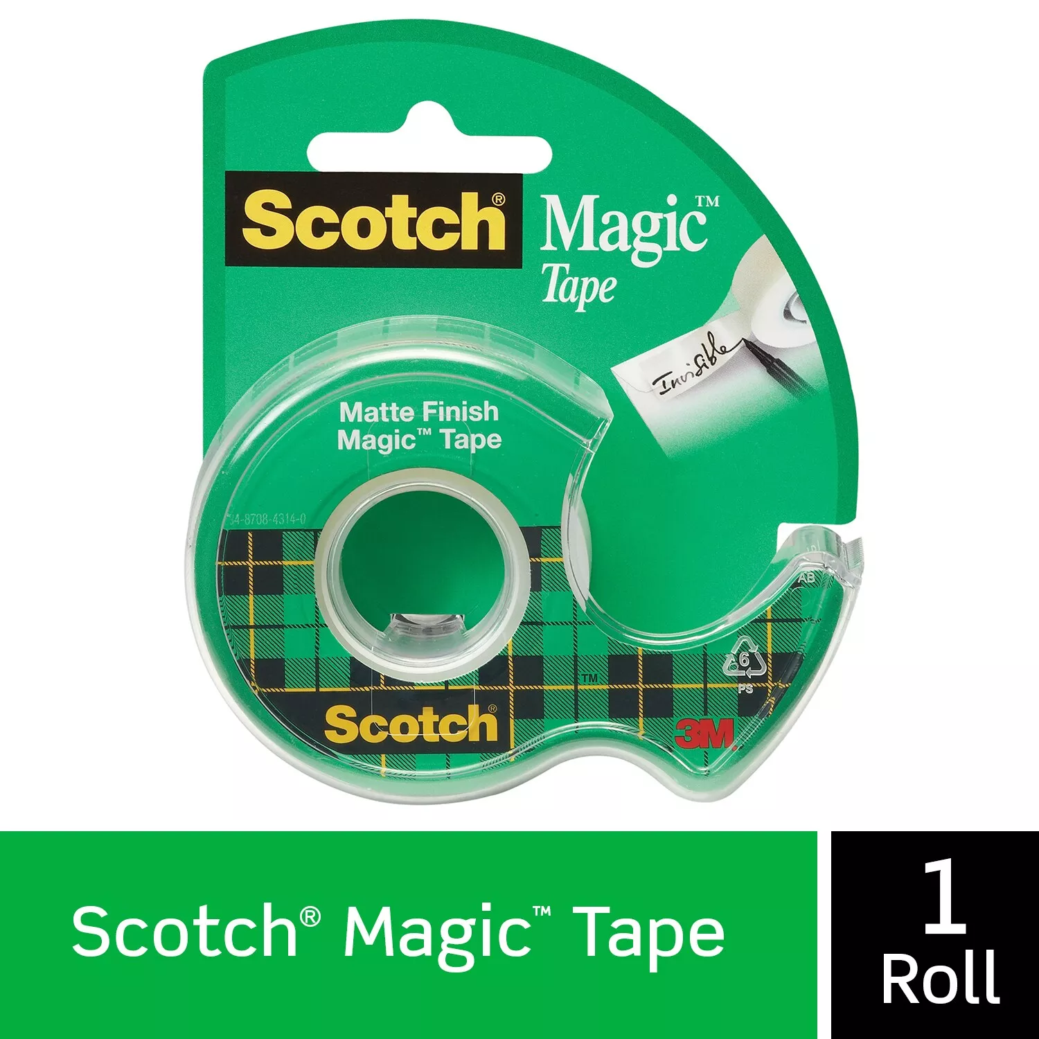 Scotch® Magic™ Tape 105, 3/4 in x 300 in