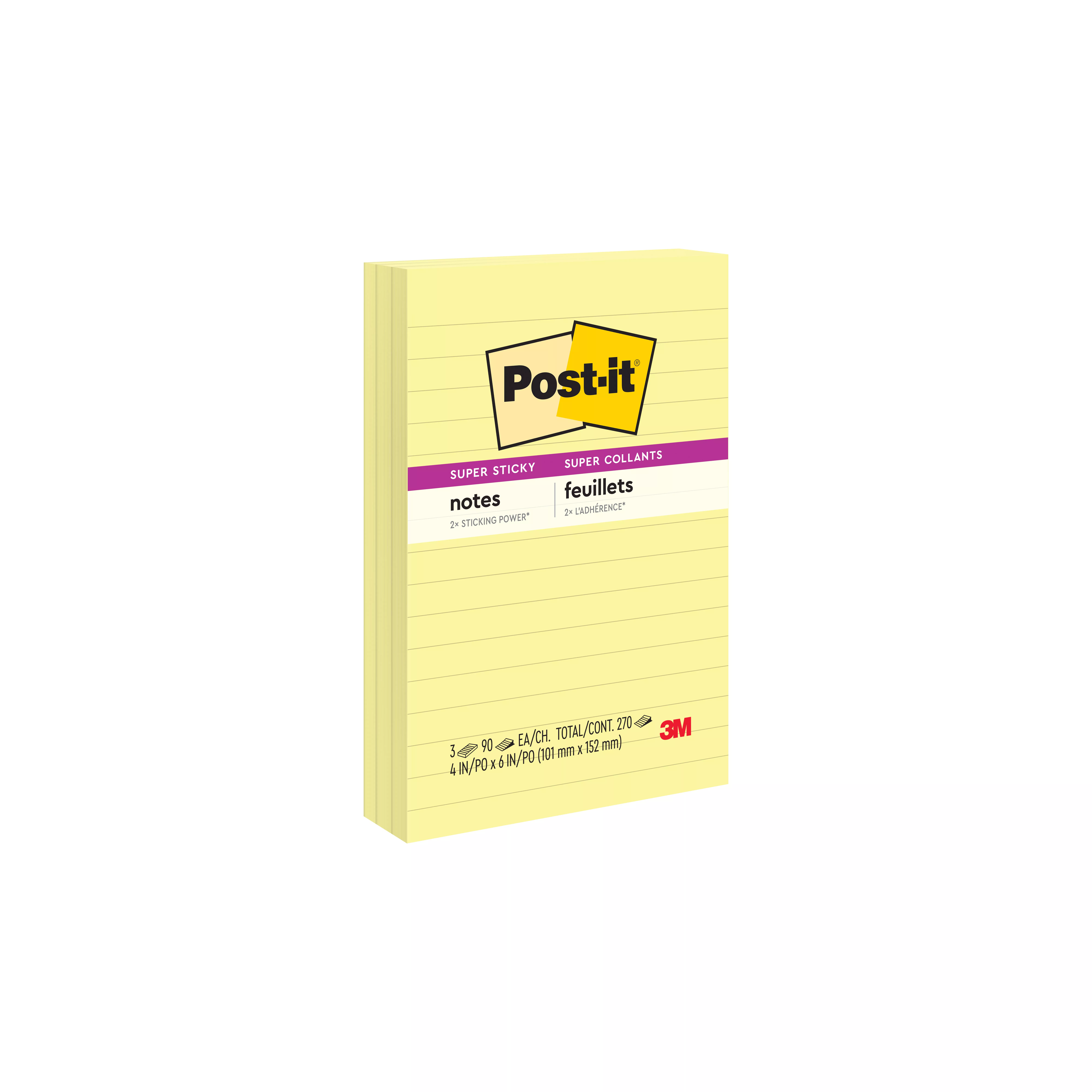SKU 7100230247 | Post-it® Super Sticky Notes 660-3SSCY