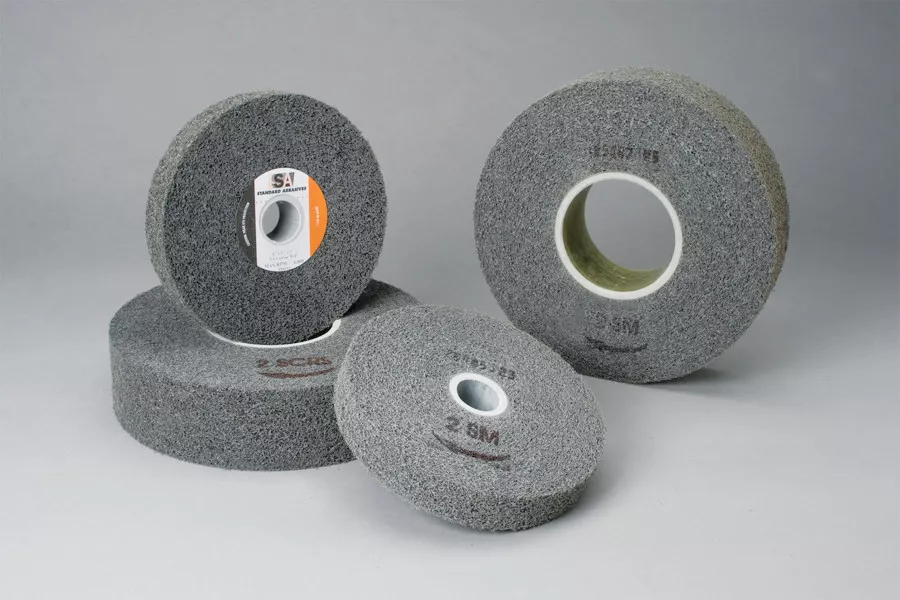 Standard Abrasives™ Multi-Finish Wheel 856391, 8 in x 1 in x 3 in 2S
CRS, 3 ea/Case