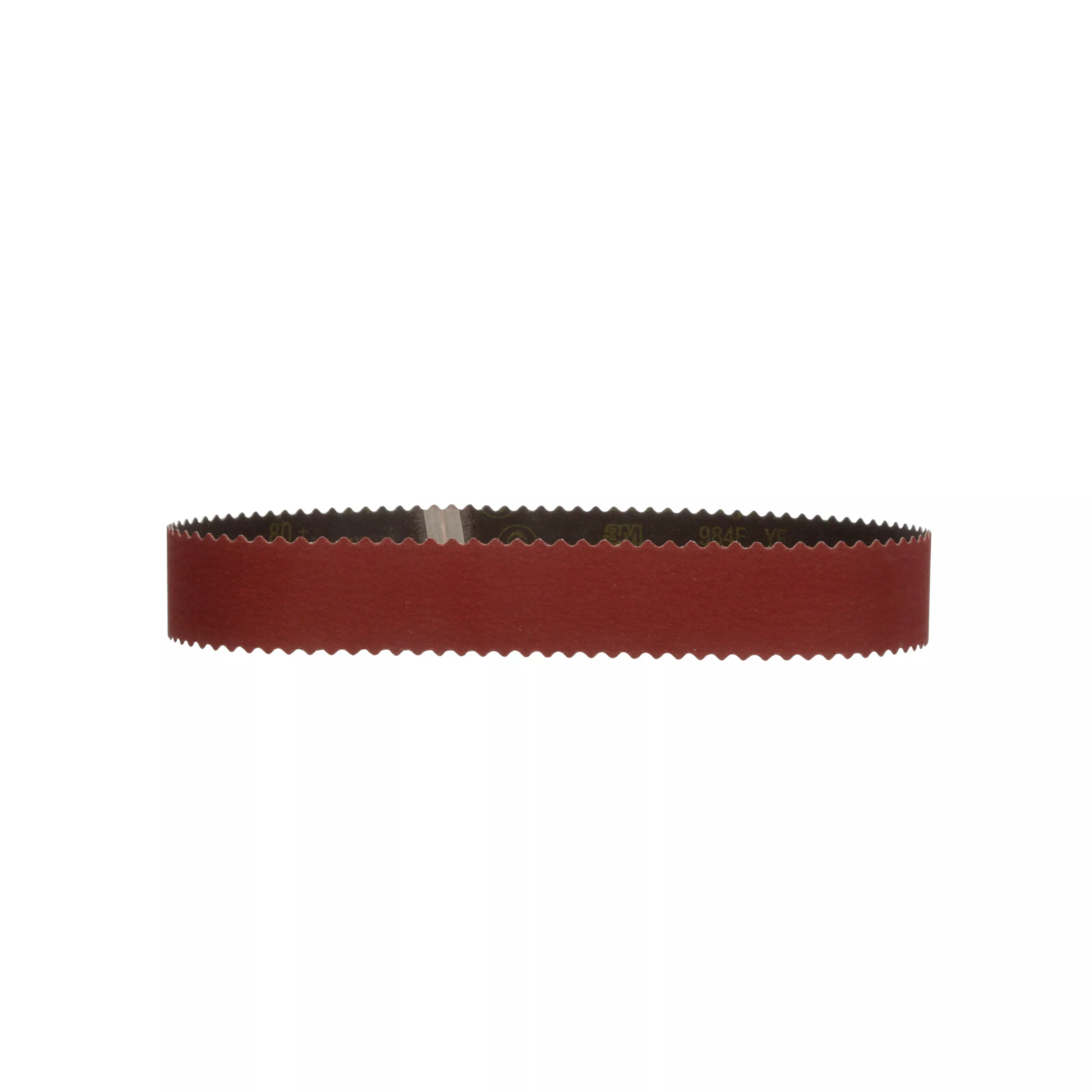 3M™ Cubitron™ ll Cloth Belt 947A, 120+ X-weight, 3/4 in x 100 in,
Film-lok, Special Full-flex, Scallop A, 200 ea/Case