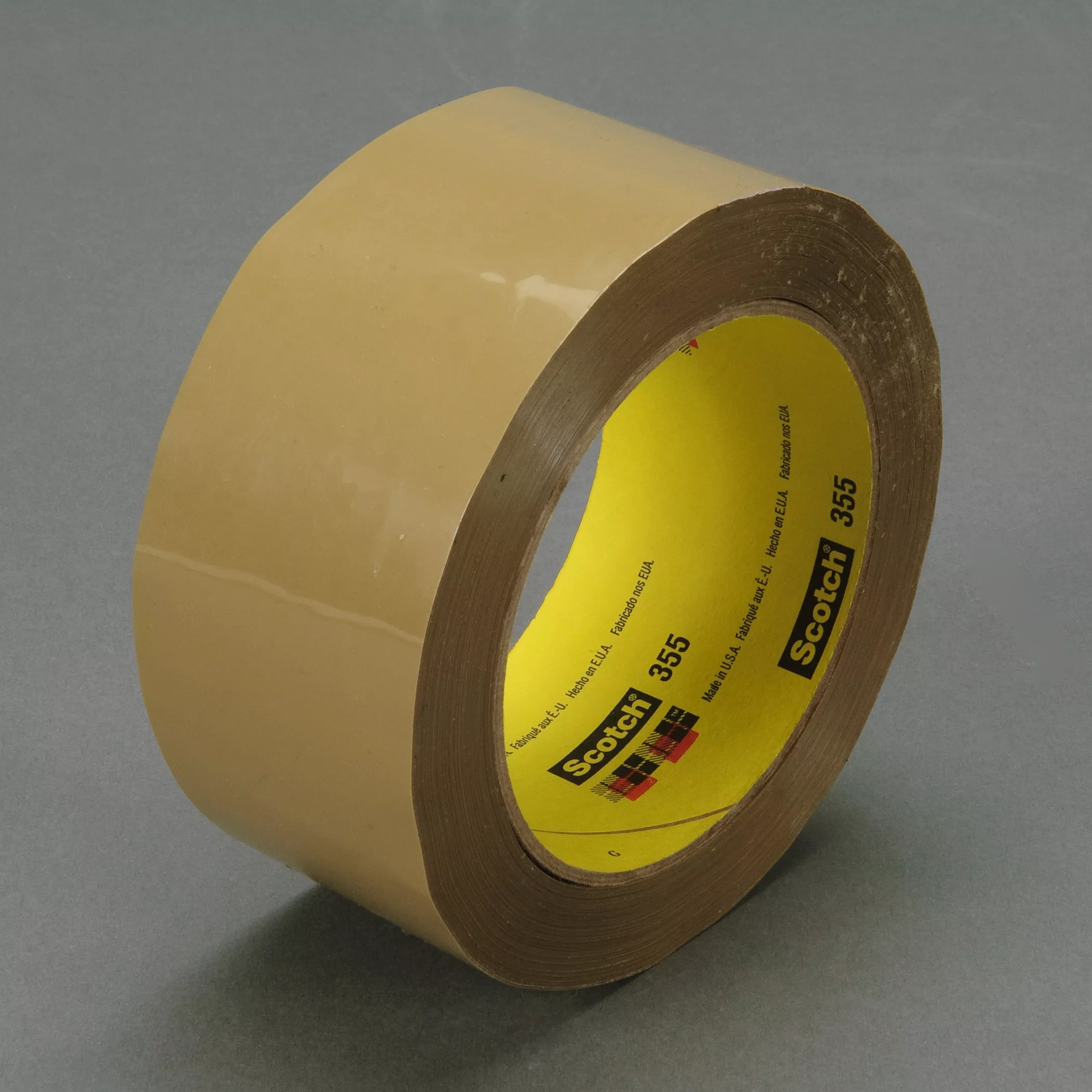 Scotch® Box Sealing Tape 355, Tan, 48 mm x 50 m, 36/Case