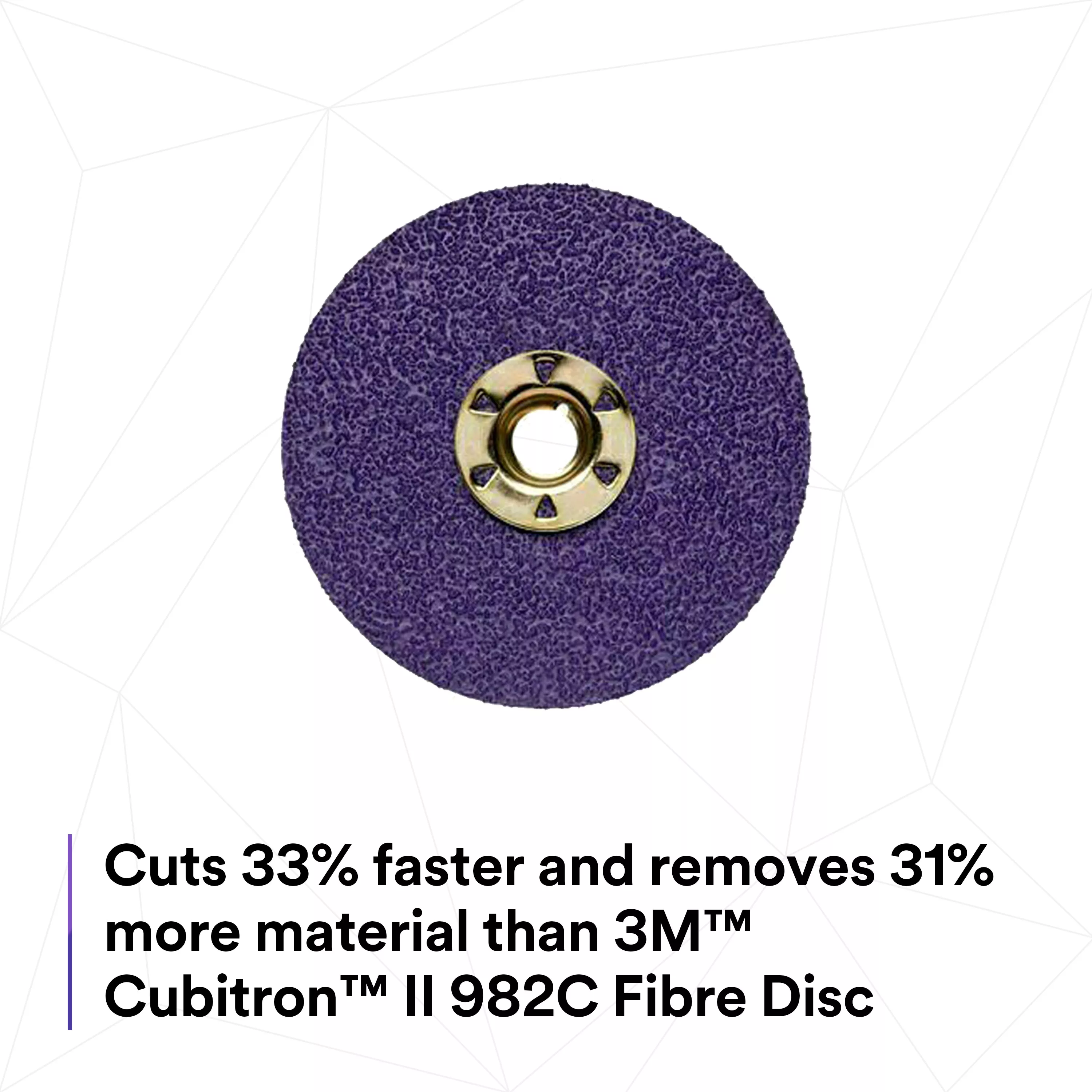 Product Number 982CX | 3M™ Cubitron™ II Fibre Disc 982CX Pro