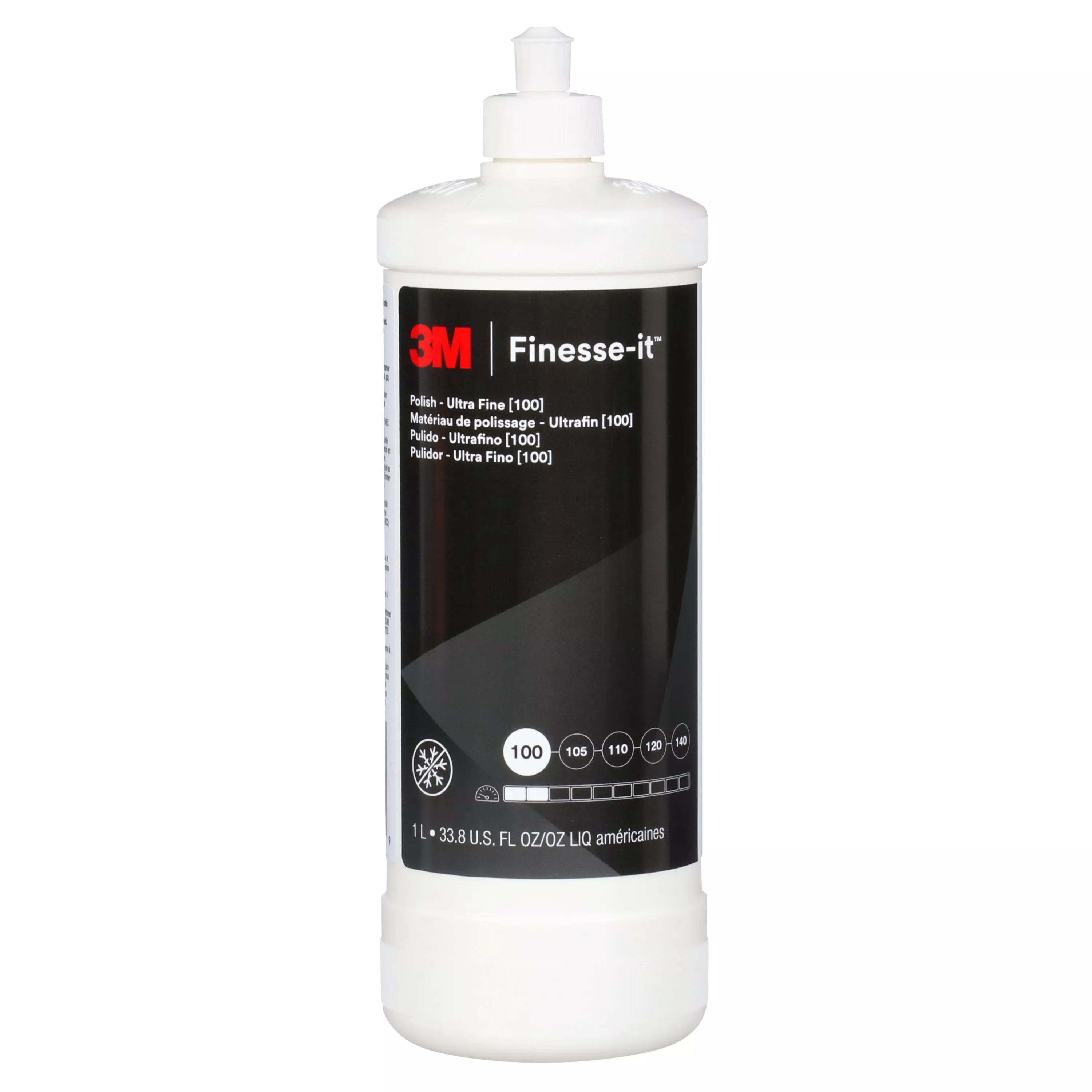 3M™ Finesse-it™ Polish Standard Series, 28696, Ultra Fine (100), White, 1 Liter (33.814 oz), 12 ea/Case