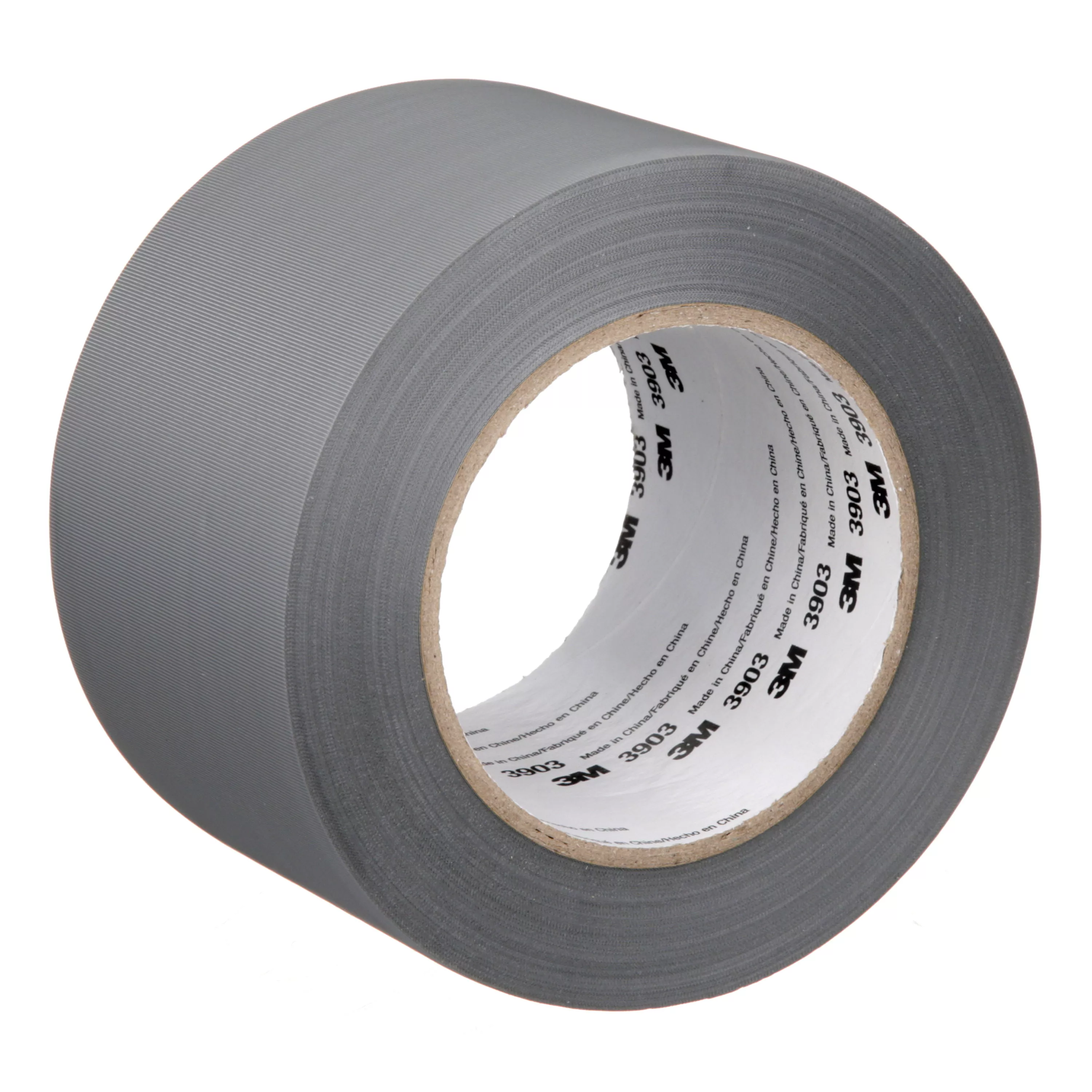 3M™ Vinyl Duct Tape 3903, Gray, 3 in x 50 yd, 6.5 mil, 18 Rolls/Case,