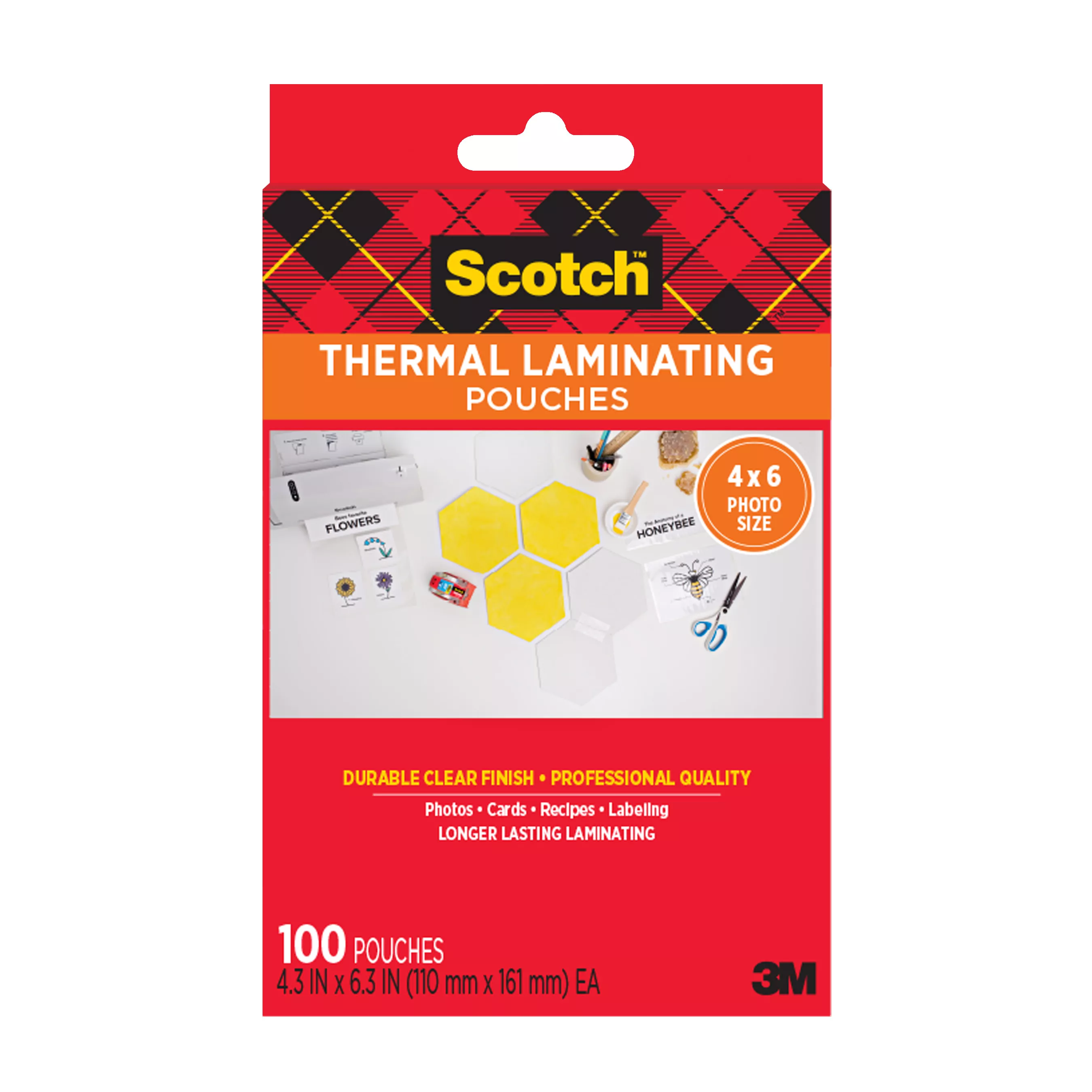 Scotch™ Thermal Pouches TP5900-100, for 4