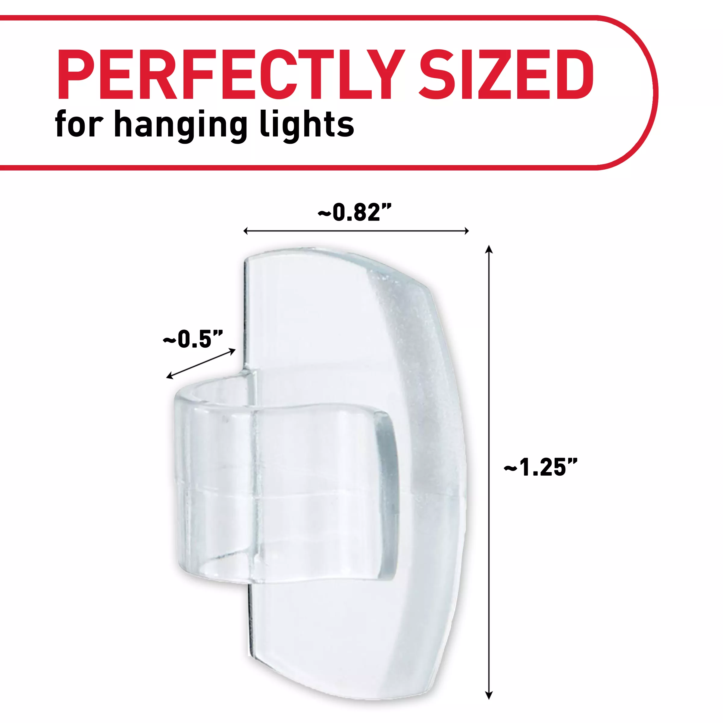 Product Number 17017 | Command™ Outdoor Light Clips Value Pack 17017CLRAWVPES