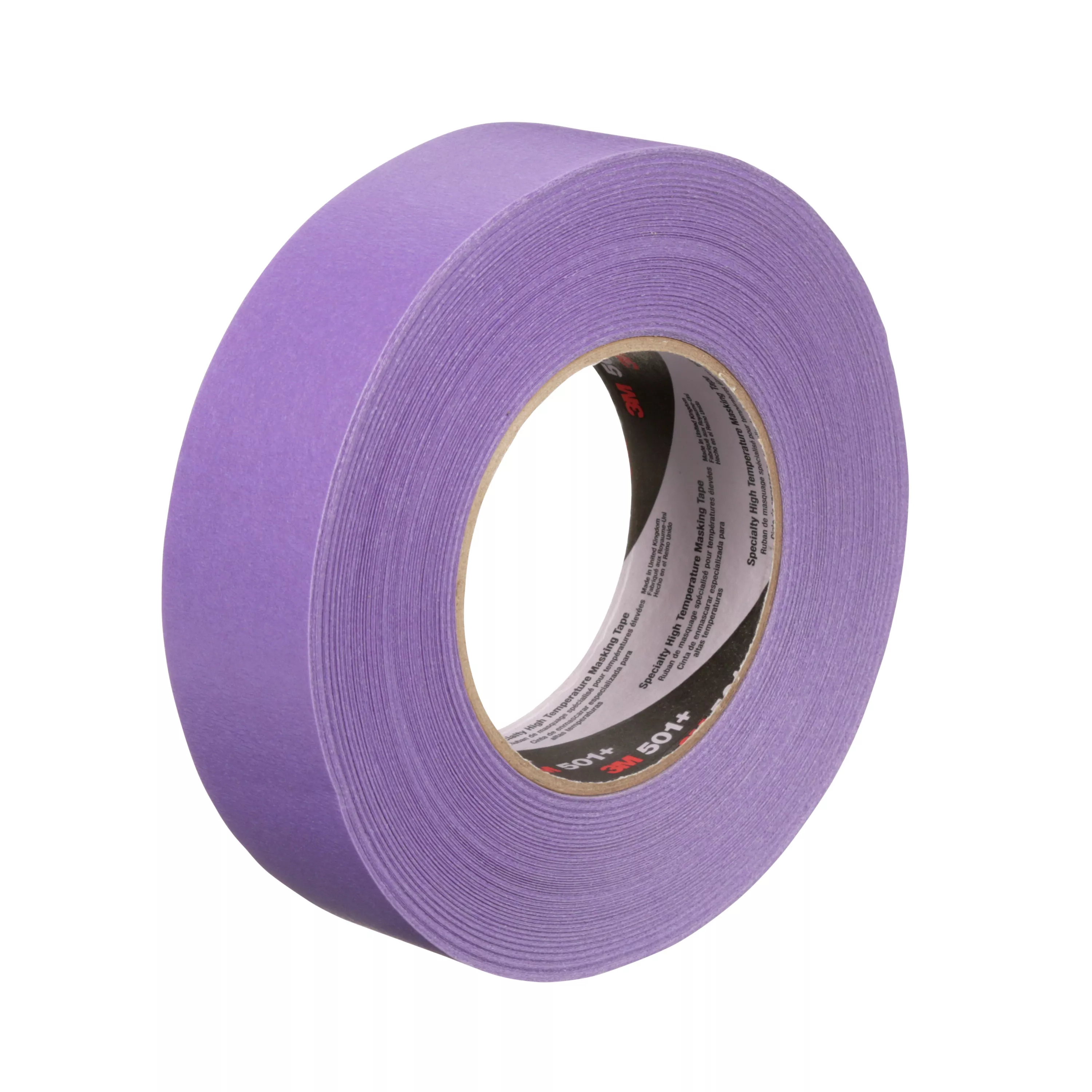 3M™ Specialty High Temperature Masking Tape 501+, Purple, 36 mm x 55
m,
 6.0 mil, 24 Rolls/Case