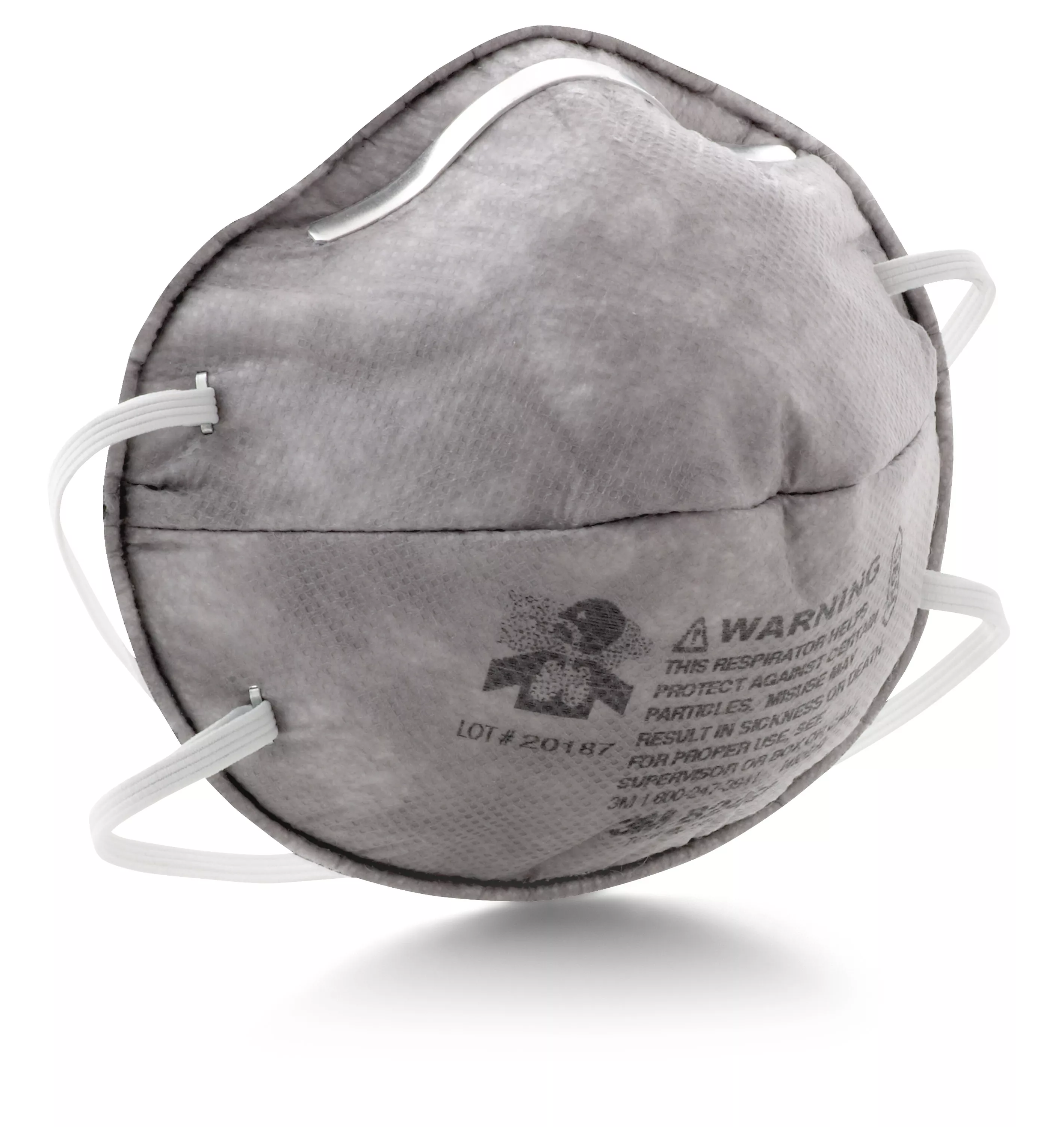 3M™ Particulate Respirator 8247, R95, with Nuisance Level Organic Vapor Relief, 120 EA/Case
