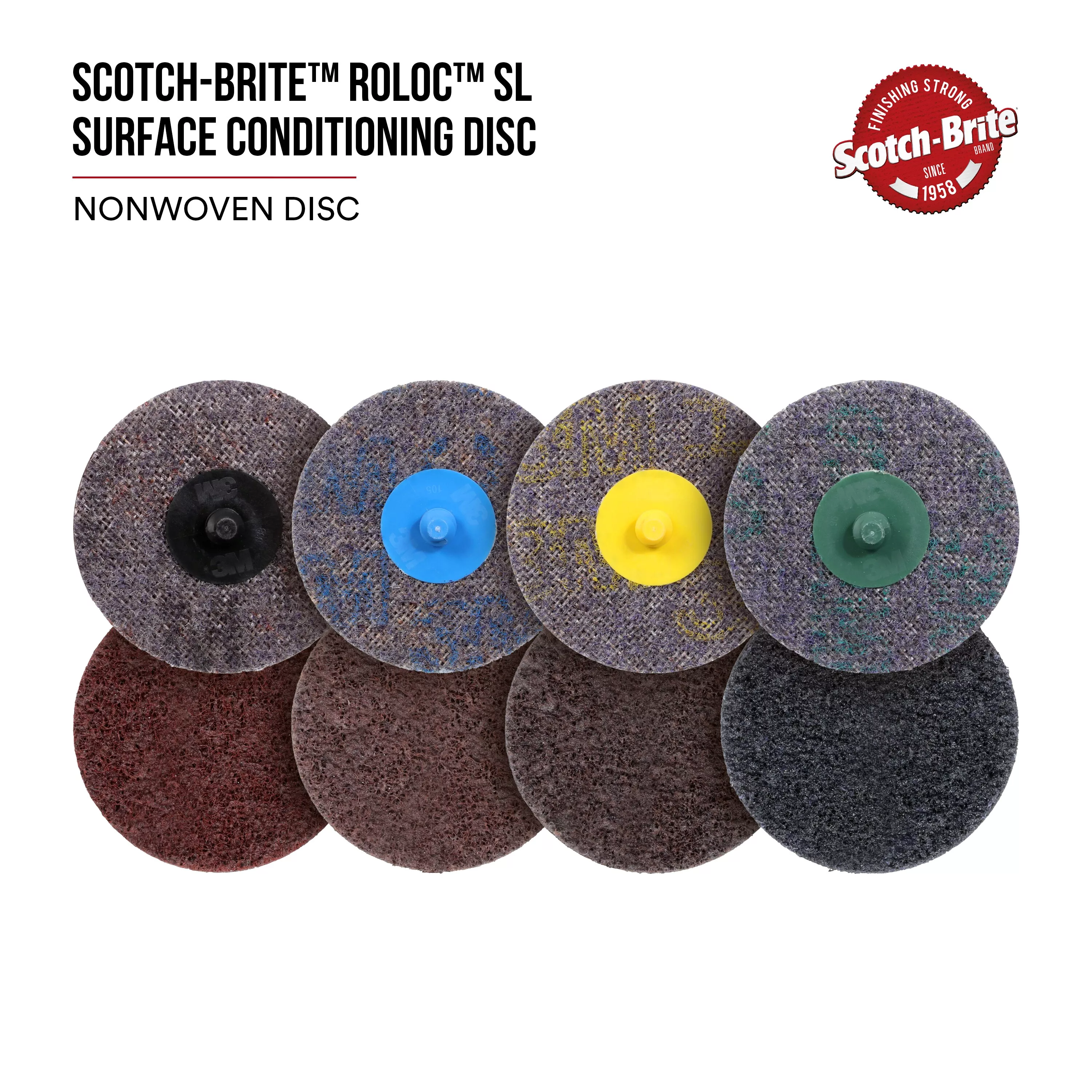 SKU 7100029968 | Scotch-Brite™ Roloc™ SL Surface Conditioning Disc