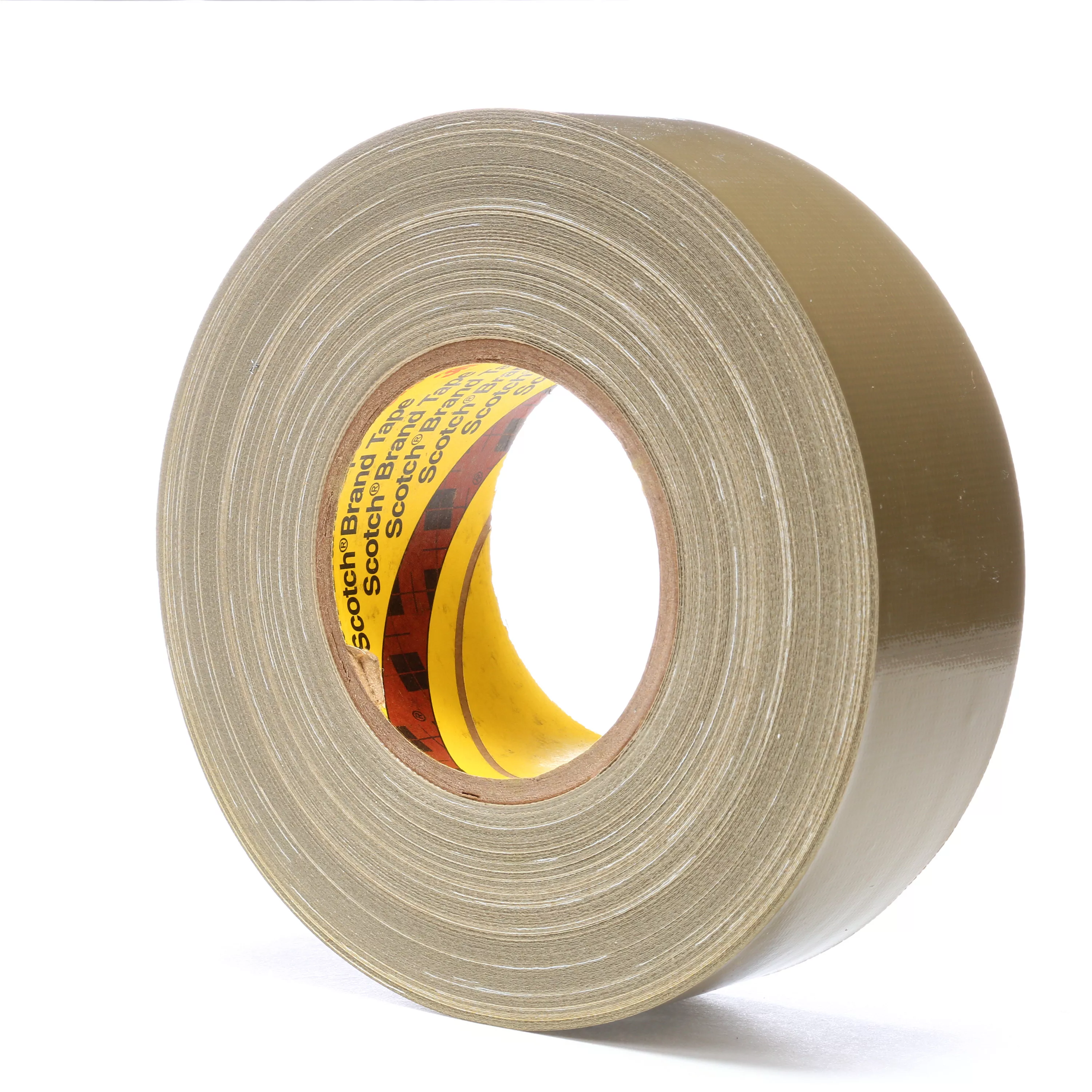 Scotch® Polyethylene Coated Cloth Tape 390, Olive, 48 mm x 54.8 m, 11.7 mil, 24/Case