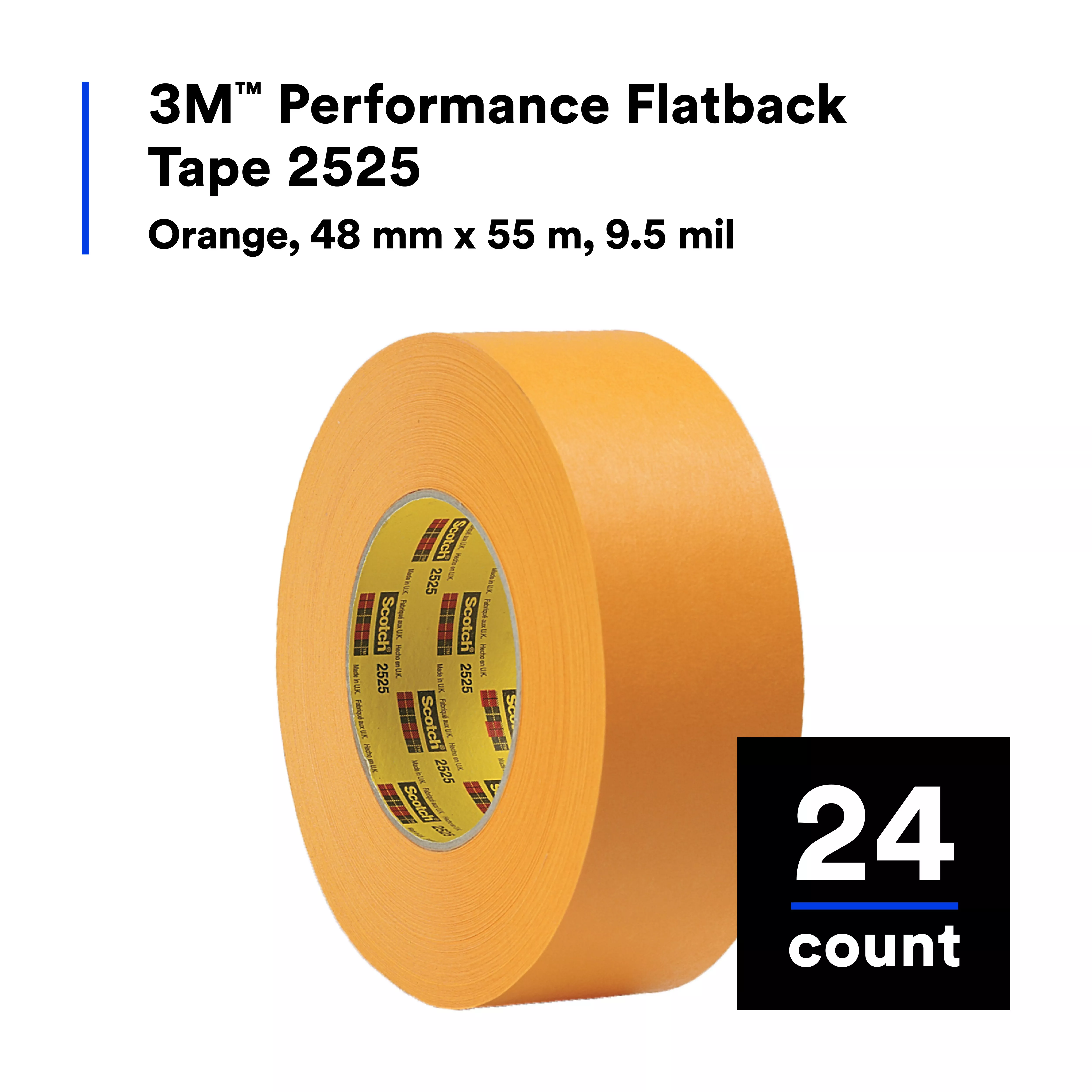 Product Number 2525 | 3M™ Performance Flatback Tape 2525