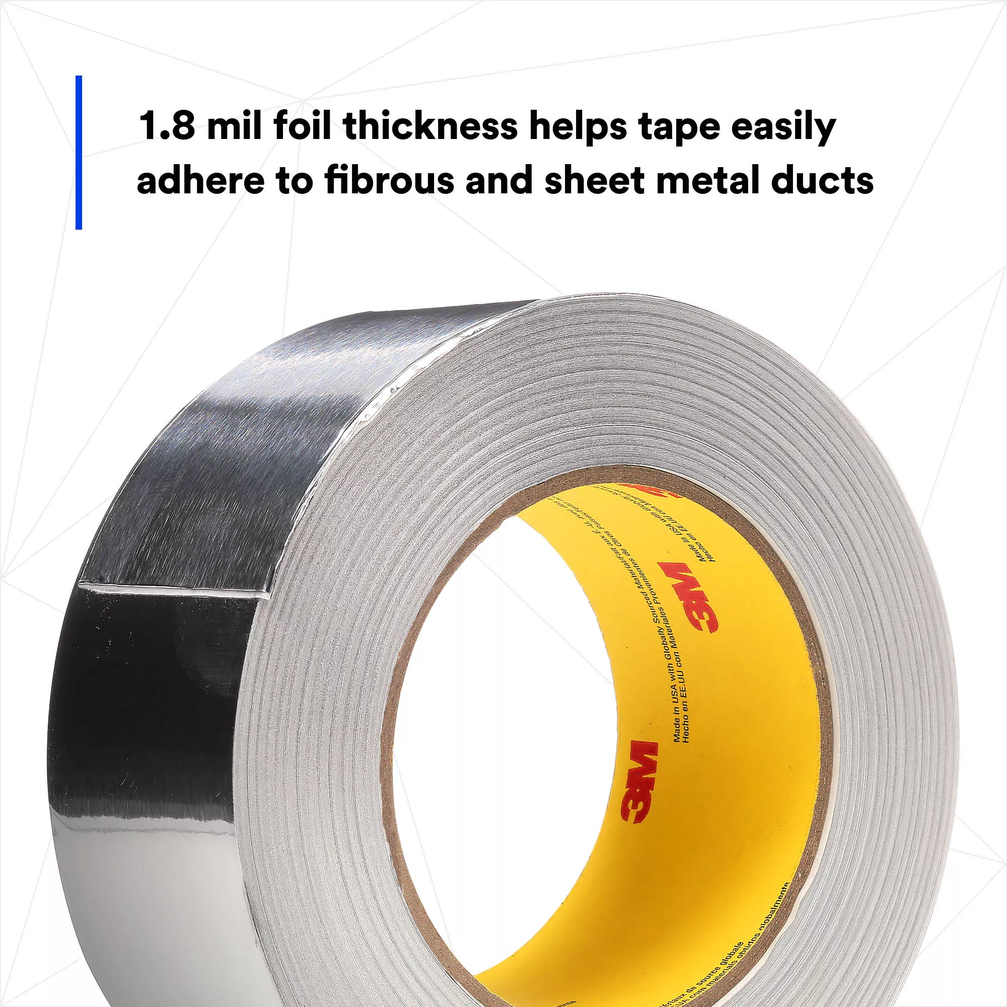 SKU 7000049613 | 3M™ Aluminum Foil Tape 3380