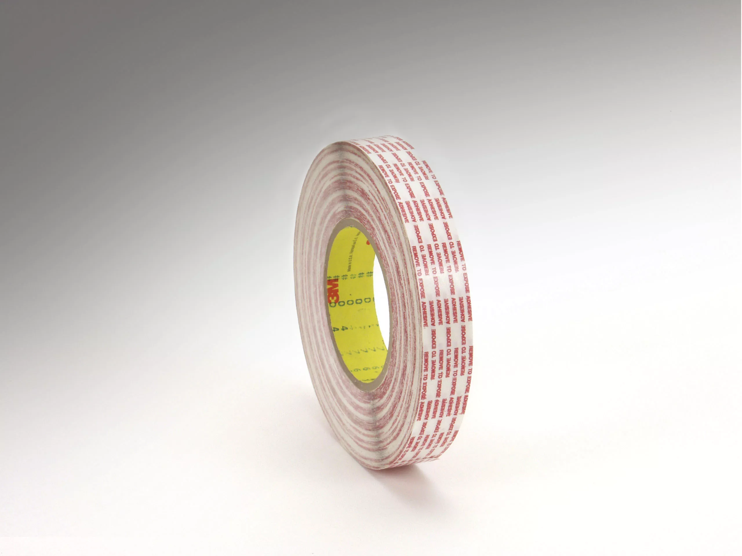 3M™ Double Coated Tape Extended Liner 476XL, Translucent, 1 in x 540 yd,
6 mil, 6 Roll/Case