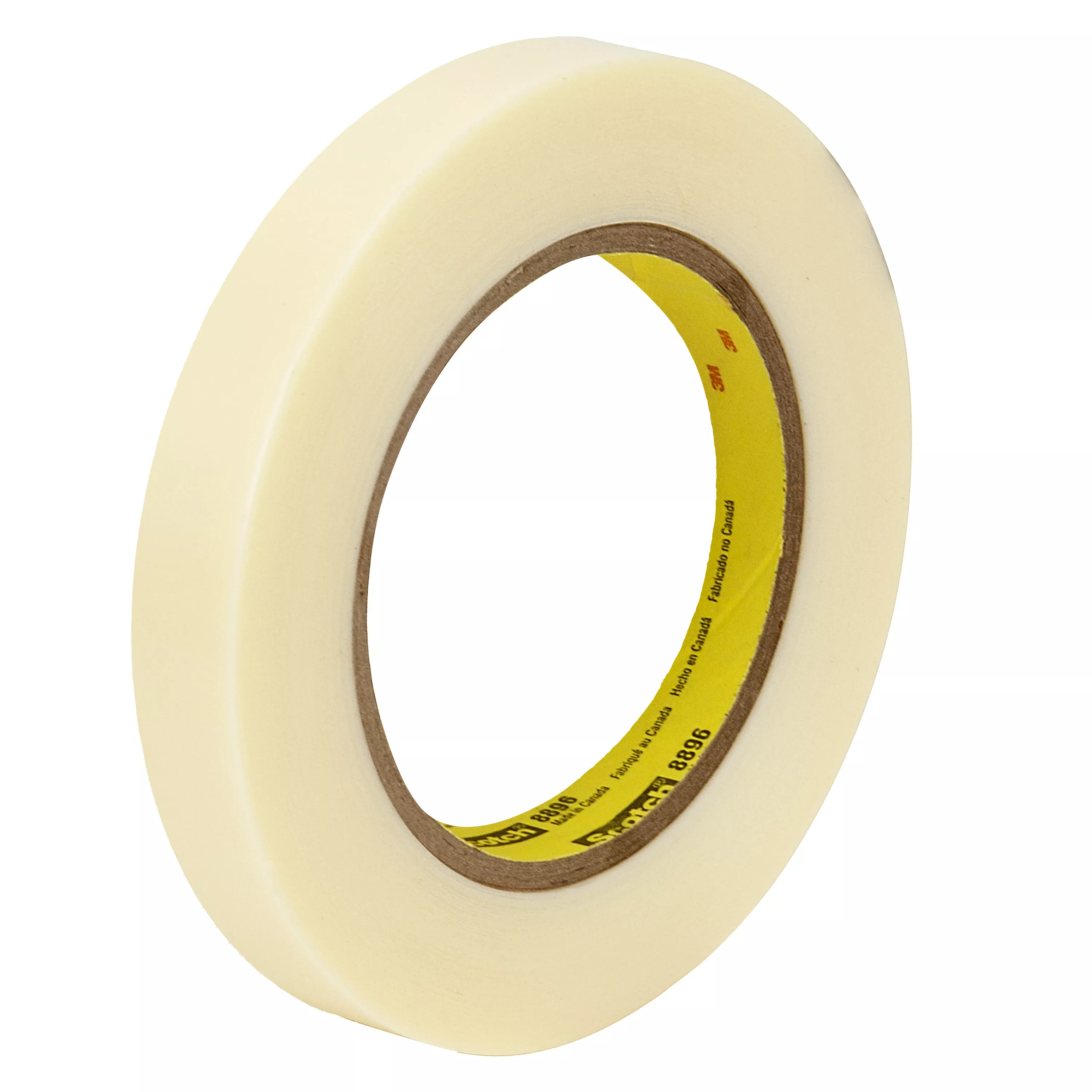 Scotch® Strapping Tape 8896, Ivory, 12 mm x 55 m, 72 Roll/Case