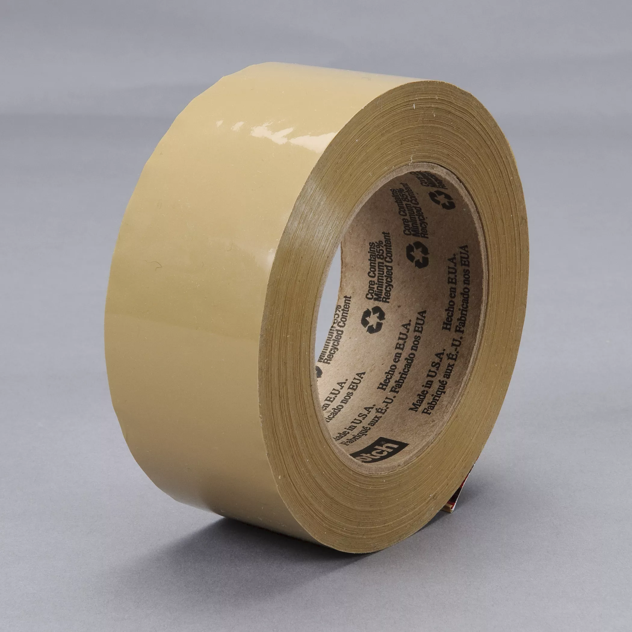 Scotch® Box Sealing Tape 375, Tan, 72 mm x 50 m, 24/Case