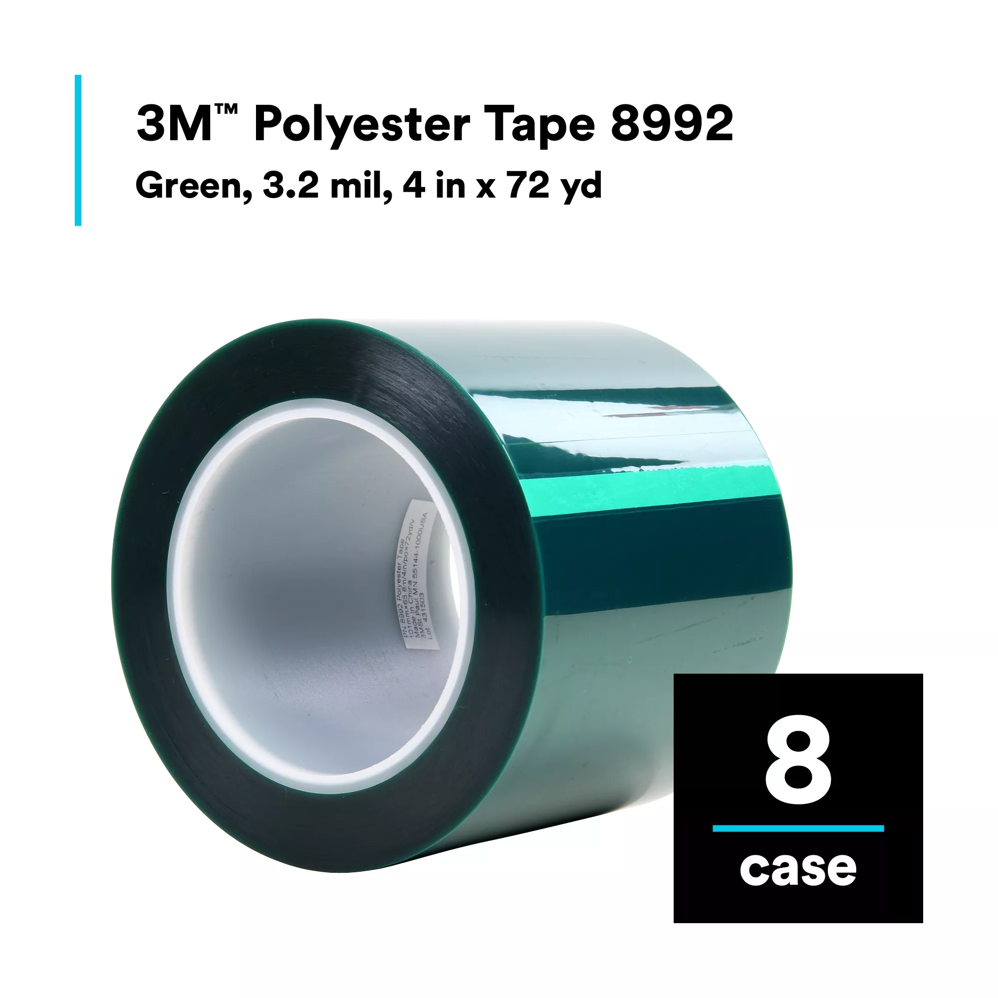 SKU 7010374930 | 3M™ Polyester Tape 8992