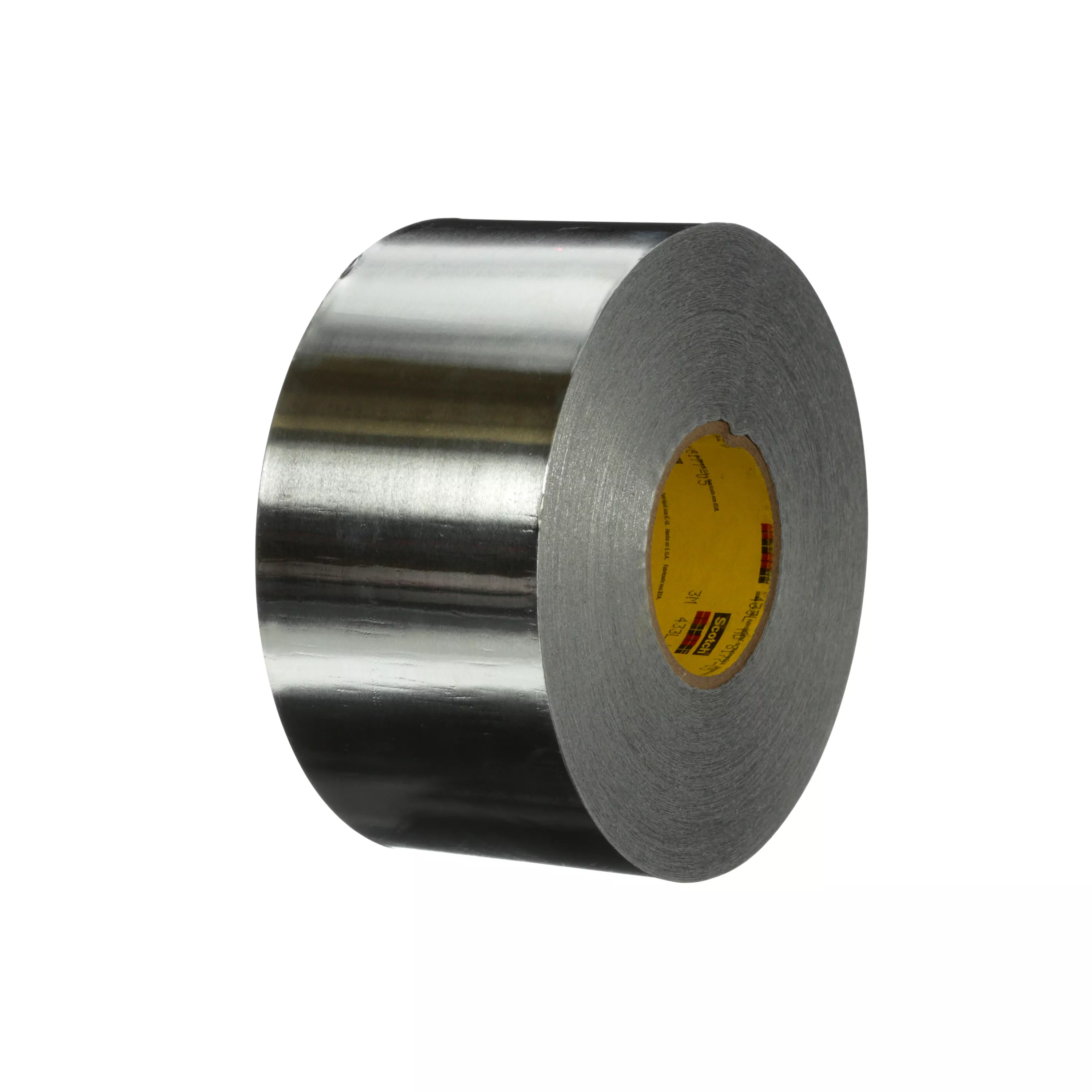 3M™ High Temperature Aluminum Foil Tape 433L, Silver, 4 in x 180 yd, 3.5
mil, 2 Rolls/Case
