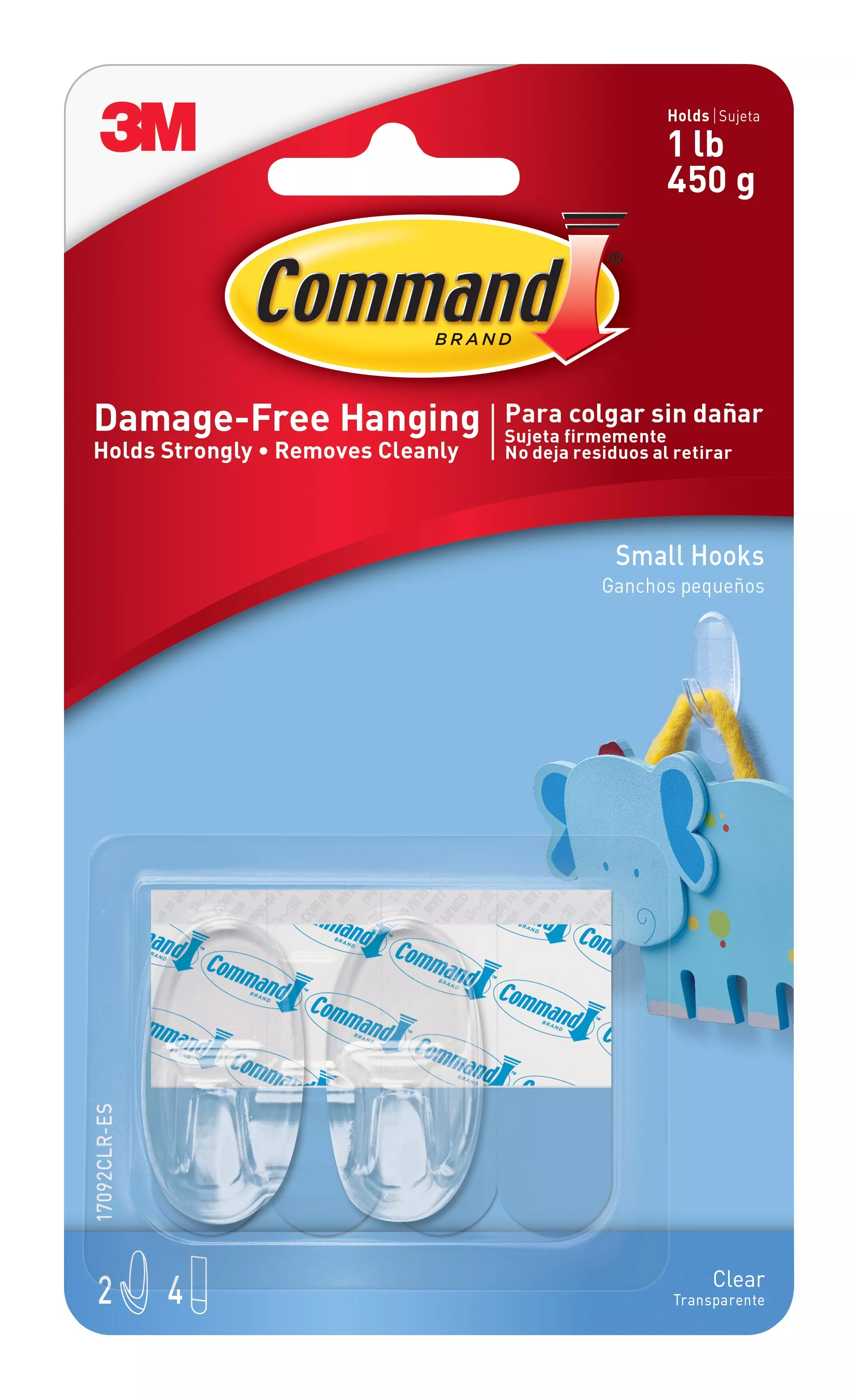 UPC 00051141348346 | Command™ Small Clear Hooks 17092CLR-ES