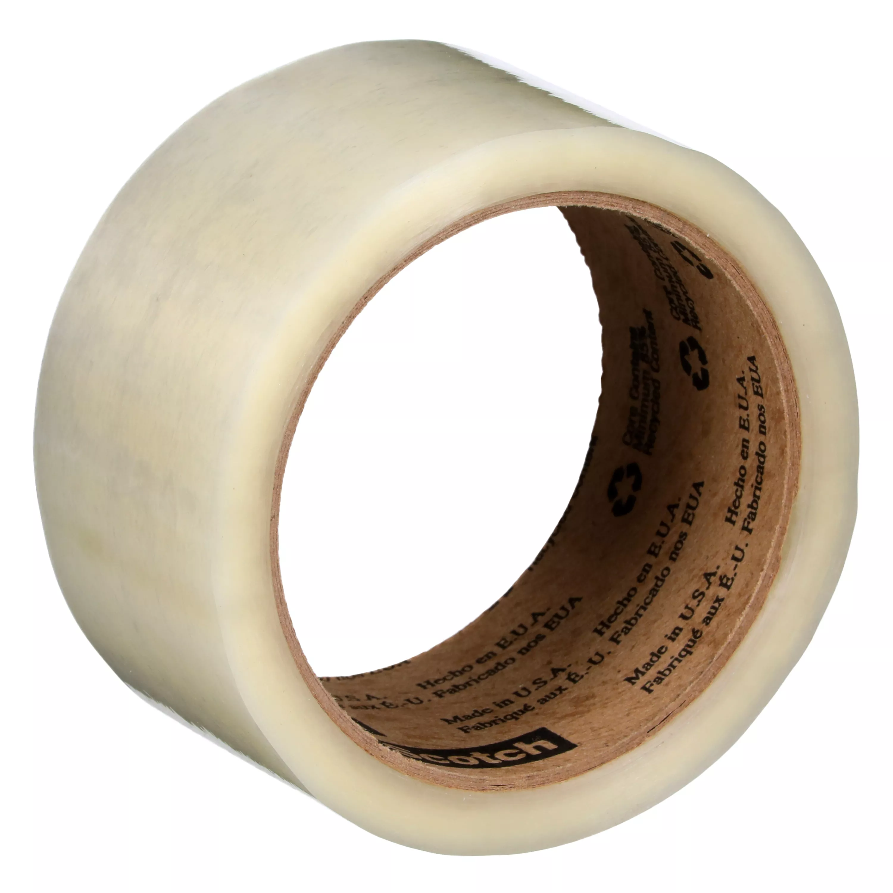 Scotch® Box Sealing Tape 371, Clear, 48 mm x 50 m, 36/Case