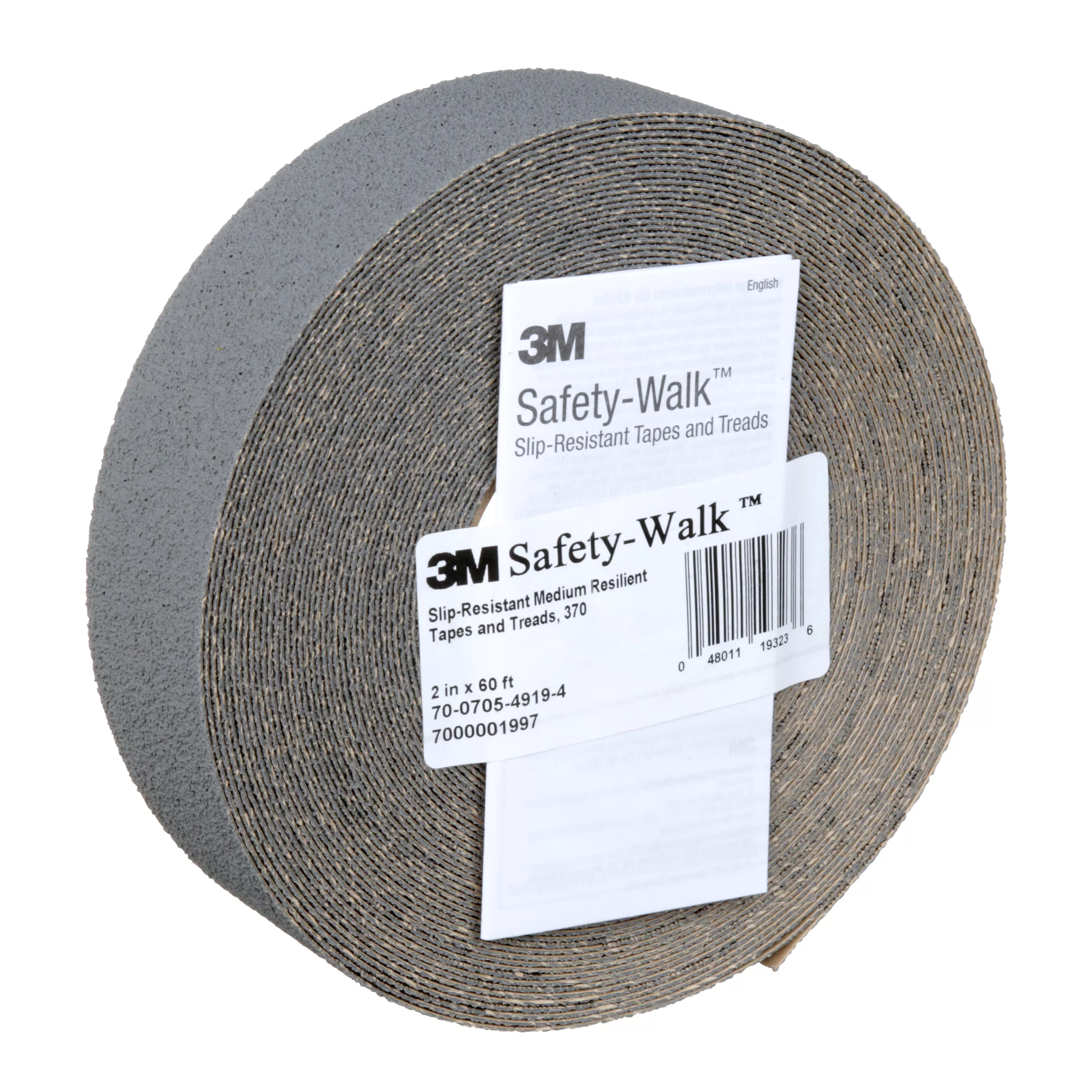 SKU 7000001997 | 3M™ Safety-Walk™ Slip-Resistant Medium Resilient Tapes & Treads 370