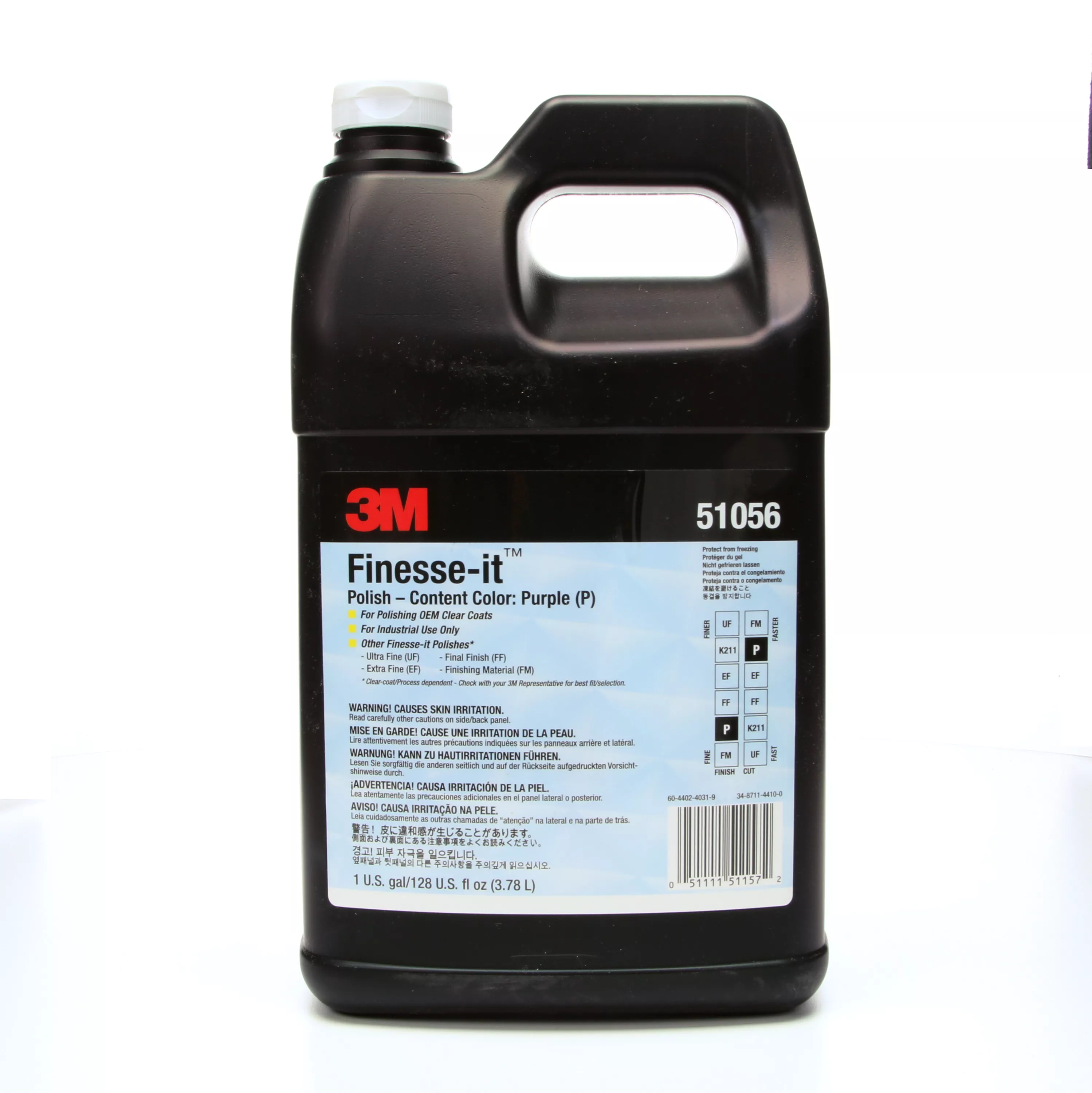 3M™ Finesse-it™ Polish Standard Series, 61104, Purple (120), 50 Gallons
in 55 Gallon Drum, 1 ea/Case