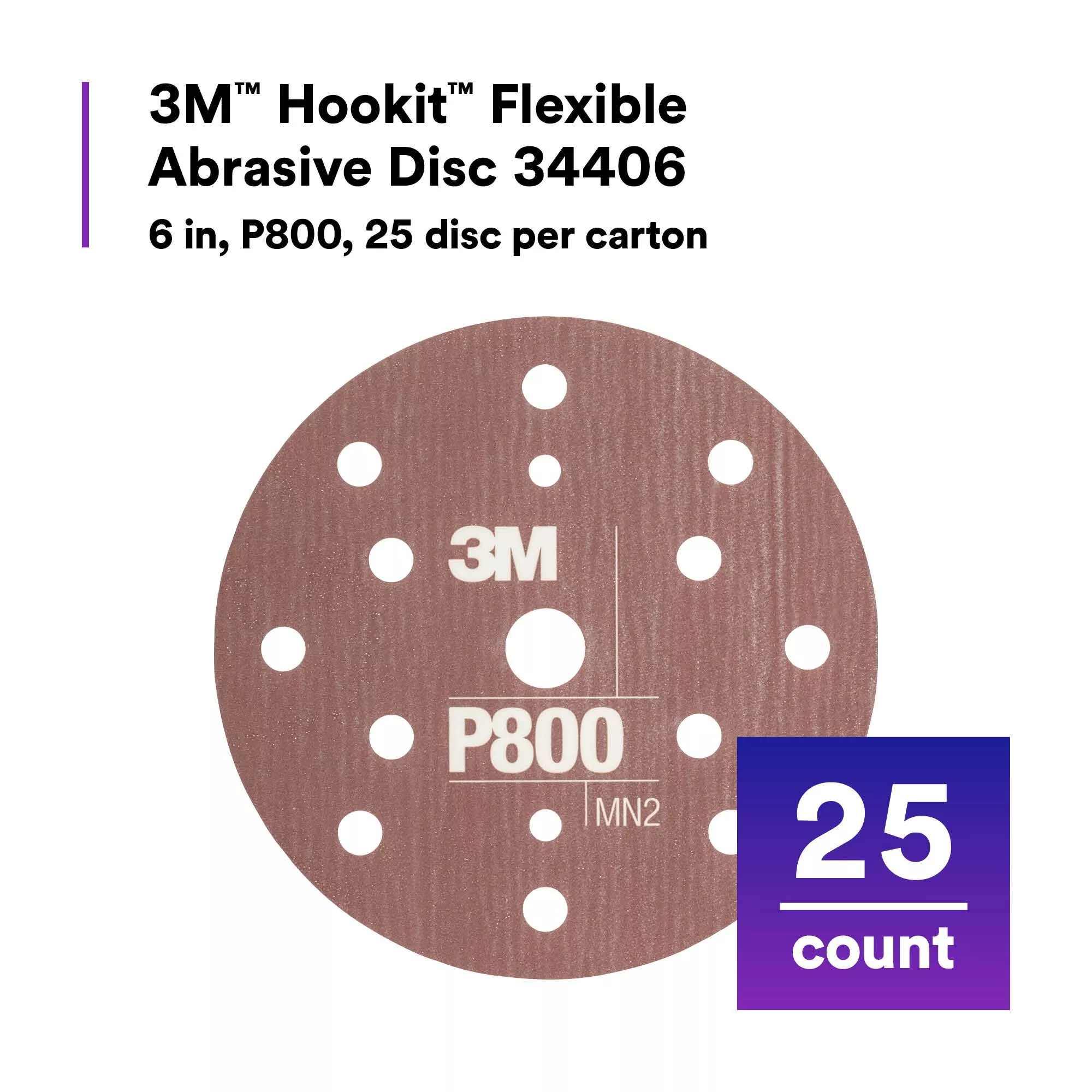 SKU 7000120195 | 3M™ Hookit™ Flexible Abrasive Disc 270J