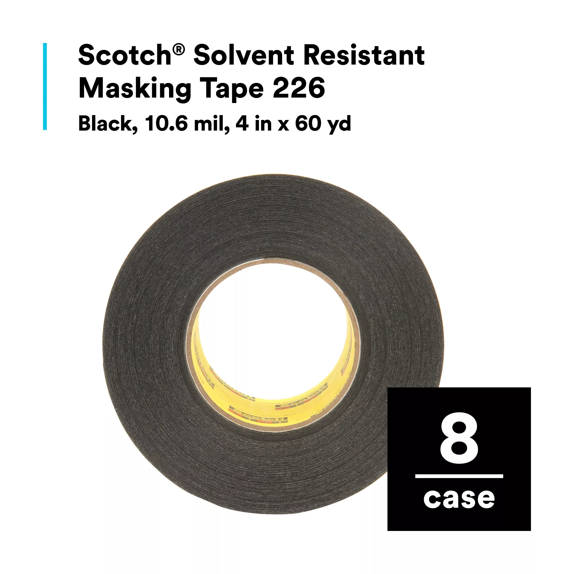 SKU 7000123577 | Scotch® Solvent Resistant Masking Tape 226
