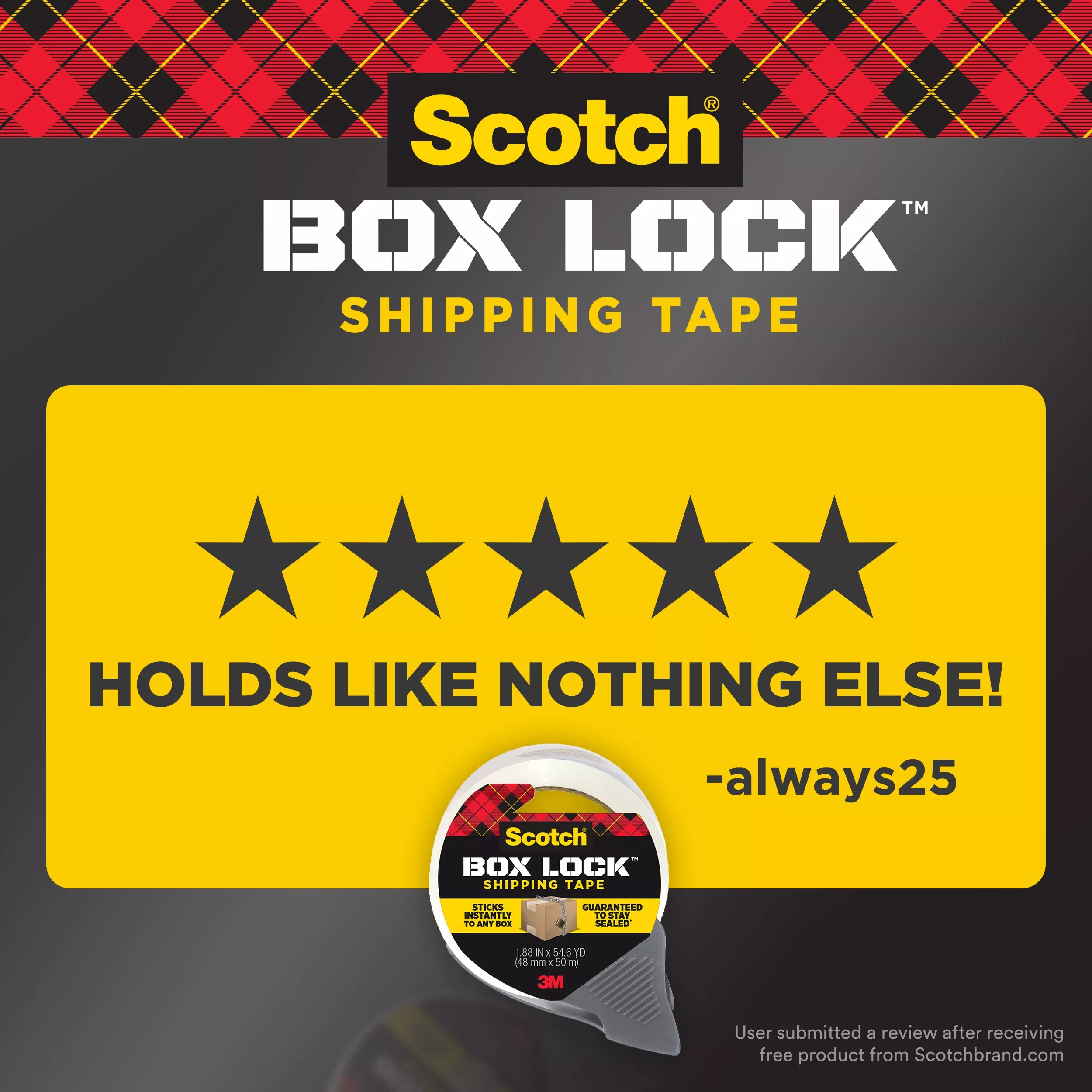 UPC 00638060856437 | Scotch® Box Lock™ Packaging Tape