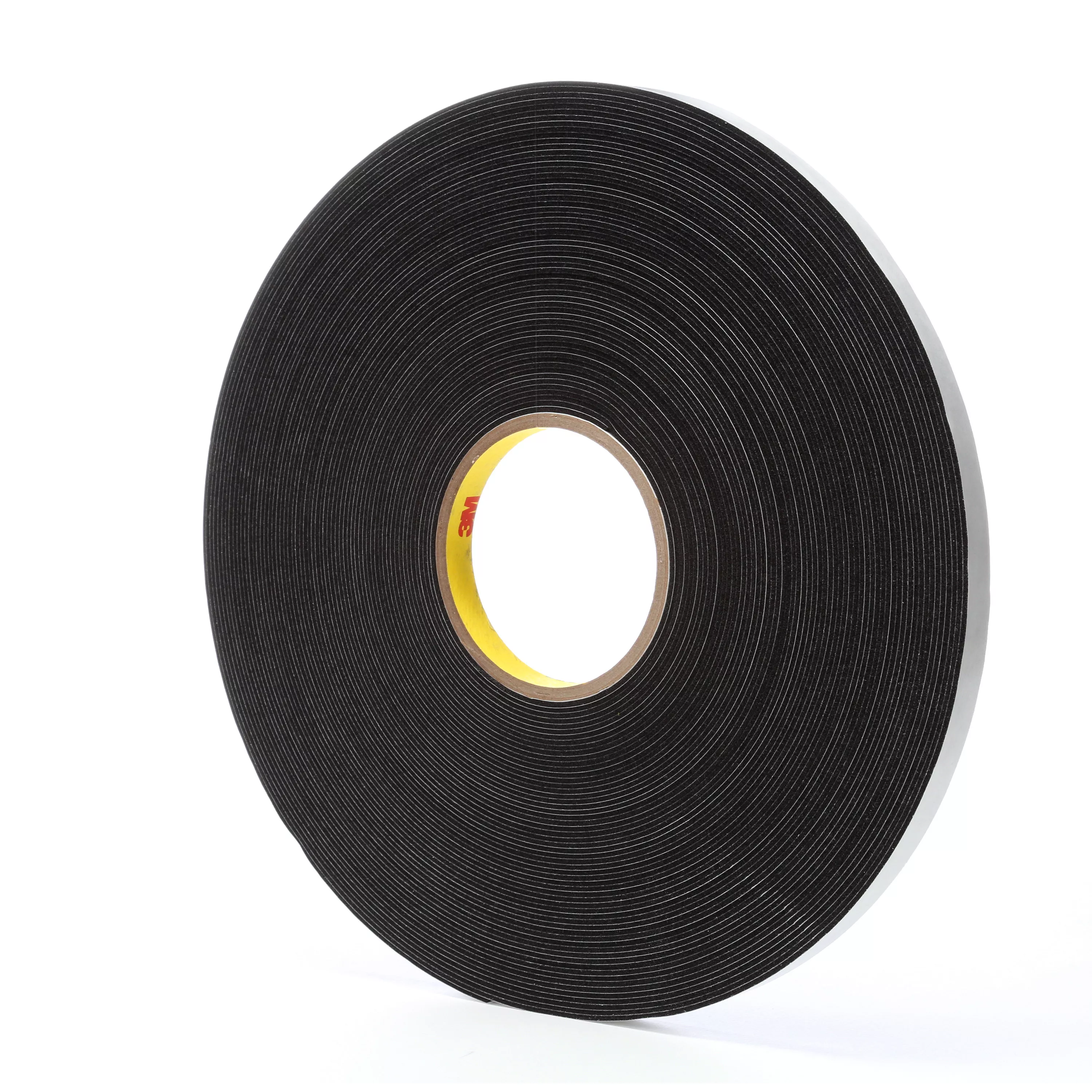 3M™ Vinyl Foam Tape 4516, Black, 1/2 in x 36 yd, 62 mil, 18 Roll/Case