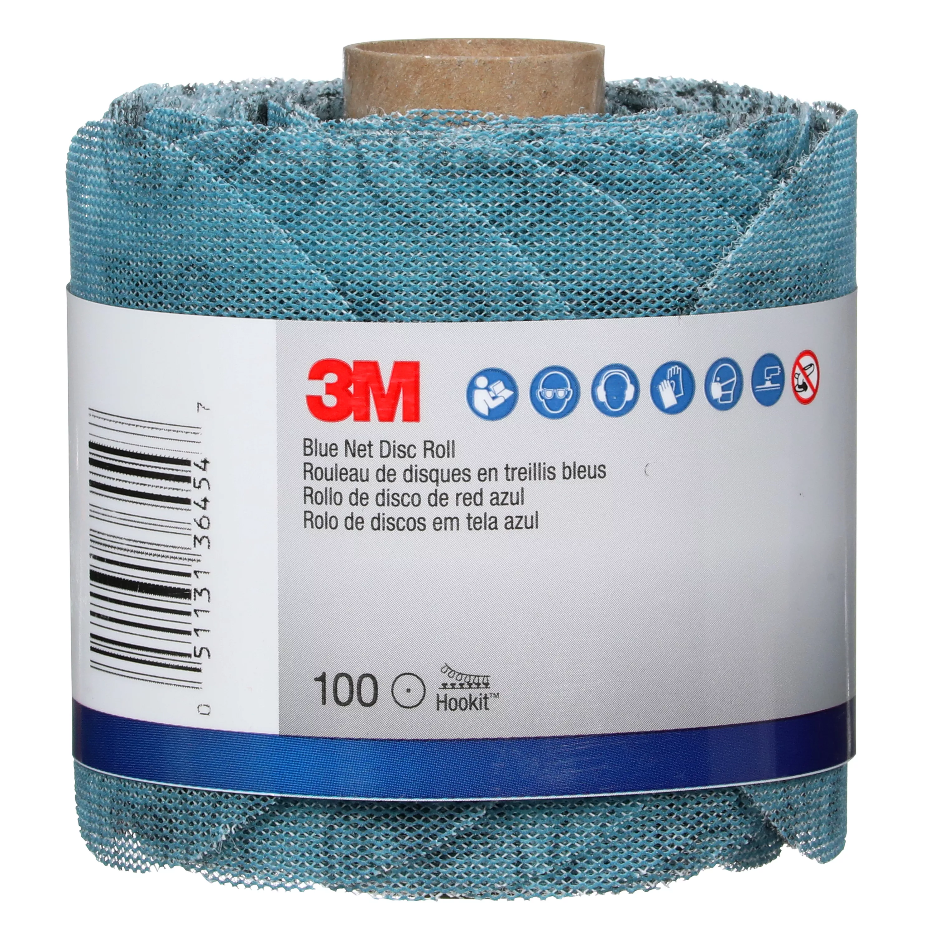 SKU 7100254367 | 3M™ Blue Net Disc Roll 36454