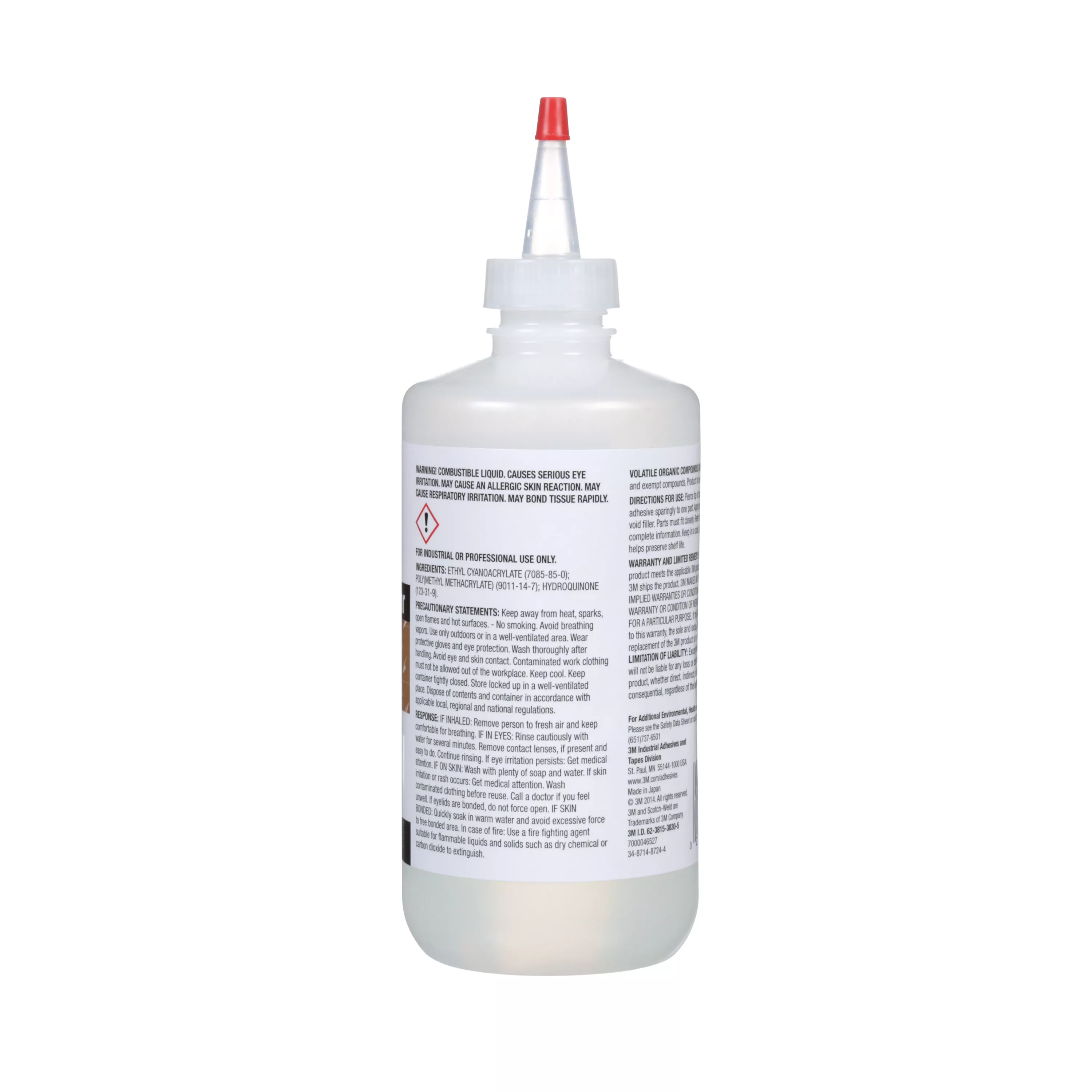 Product Number CA8 | 3M™ Scotch-Weld™ Instant Adhesive CA8