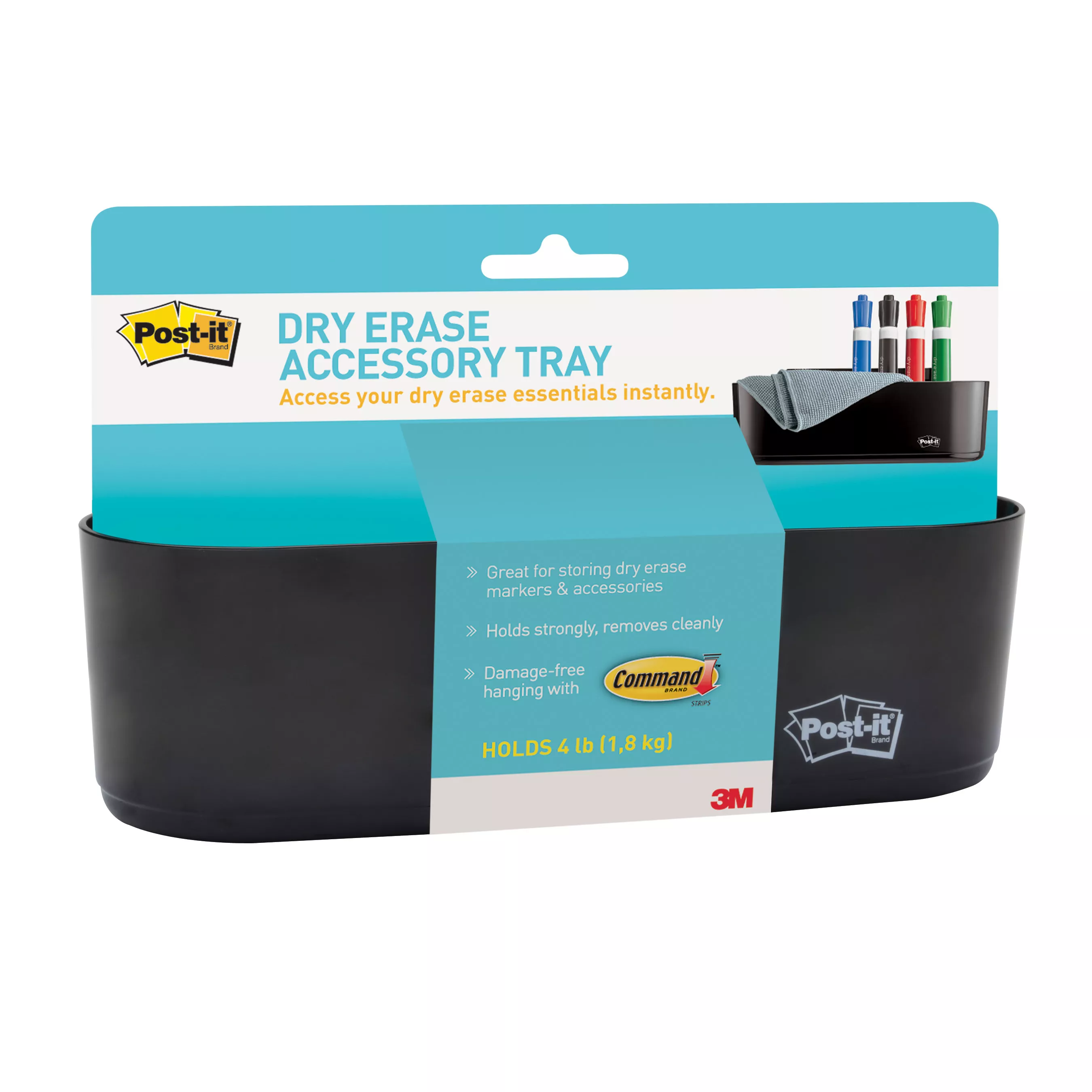 Product Number DEFTRAY | Post-it® Dry Erase Accessory Tray DEFTRAY