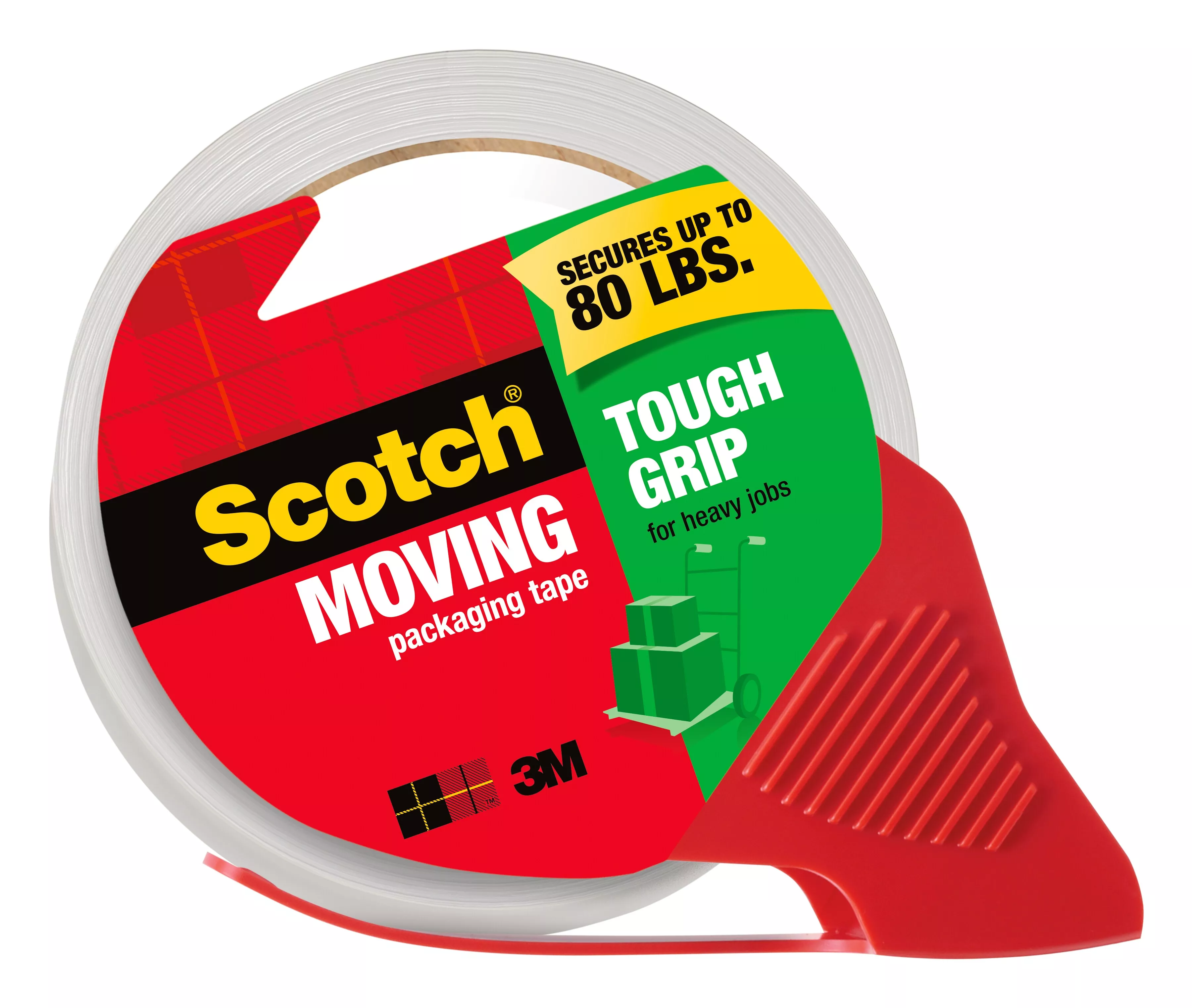 Scotch® Packaging Tape 3500-RD-36GC, 1.88 in x 54.6 yd (48 mm x 50 m)