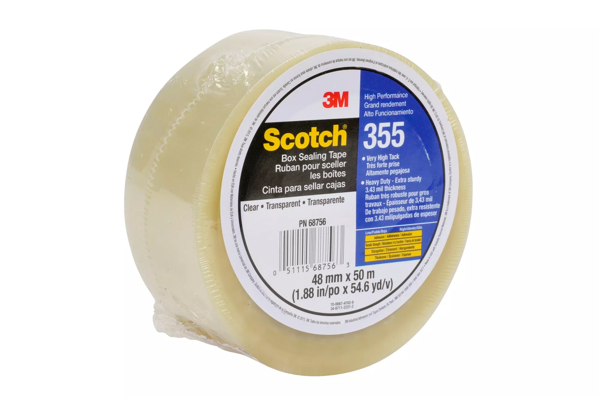 SKU 7010302430 | Scotch® Box Sealing Tape 355