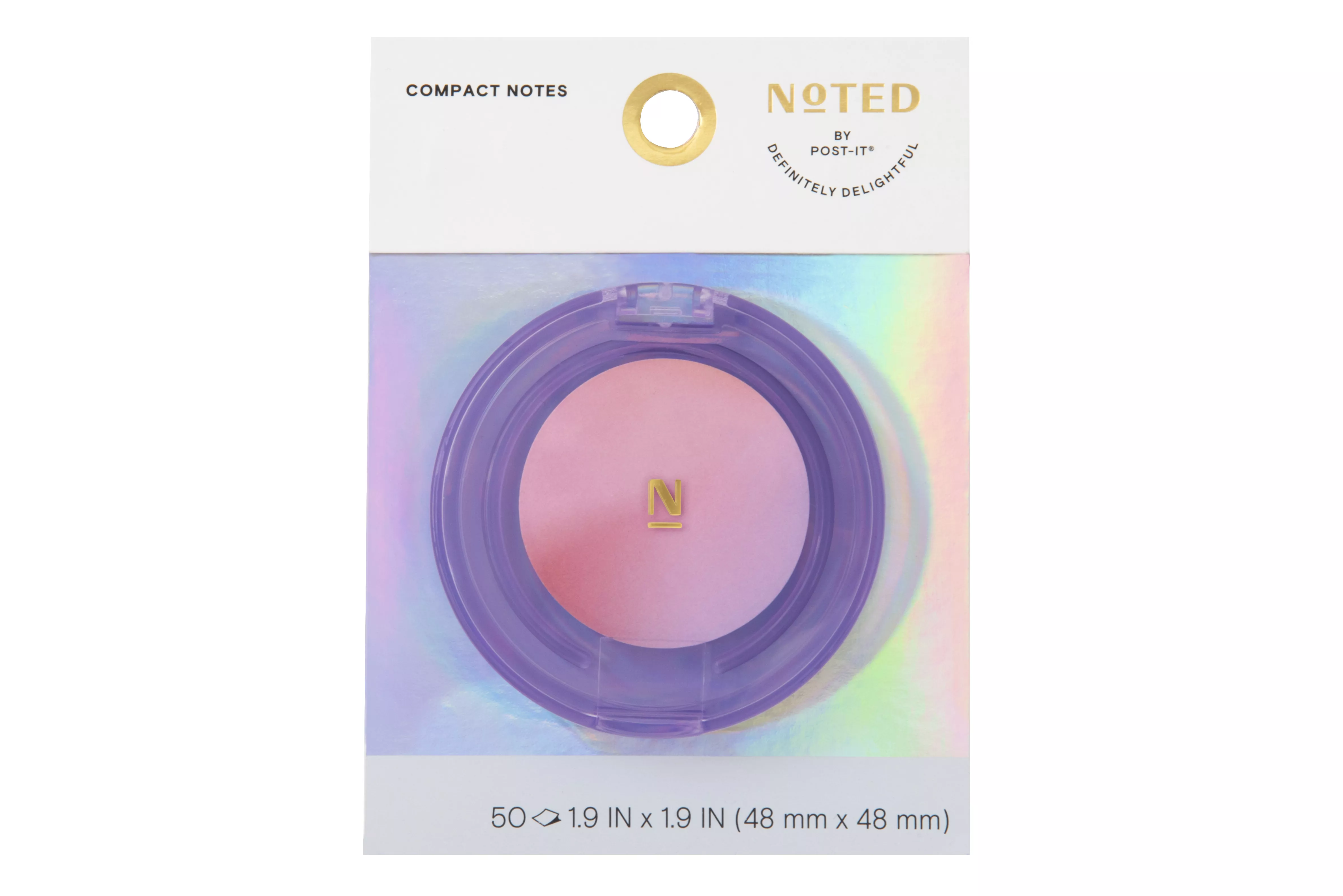 Post-it® Compact Notes NTD7-C22-2, 1.9 in x 1.9 in (48 mm x 48 mm)