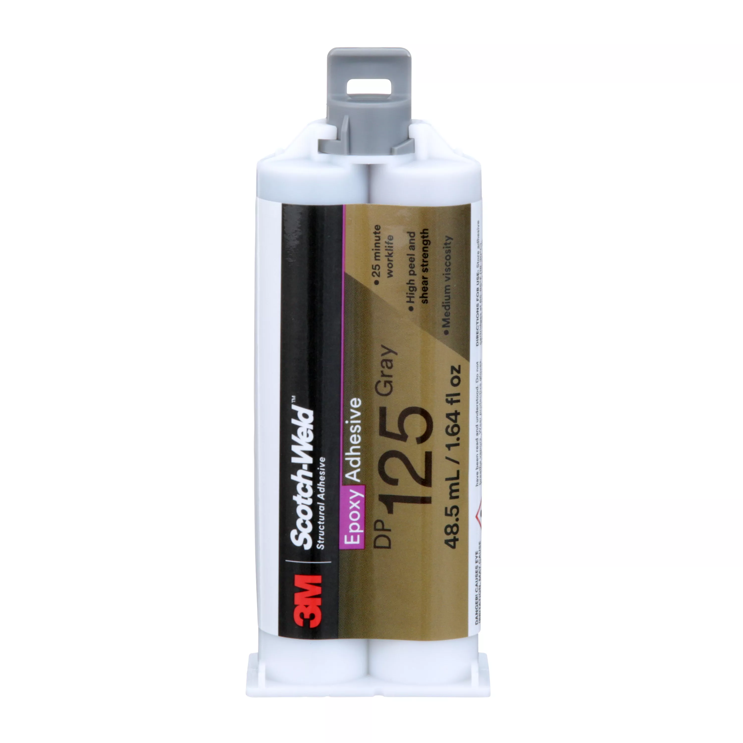 3M™ Scotch-Weld™ Epoxy Adhesive DP125, Gray, 48.5 mL Duo-Pak, 12/Case