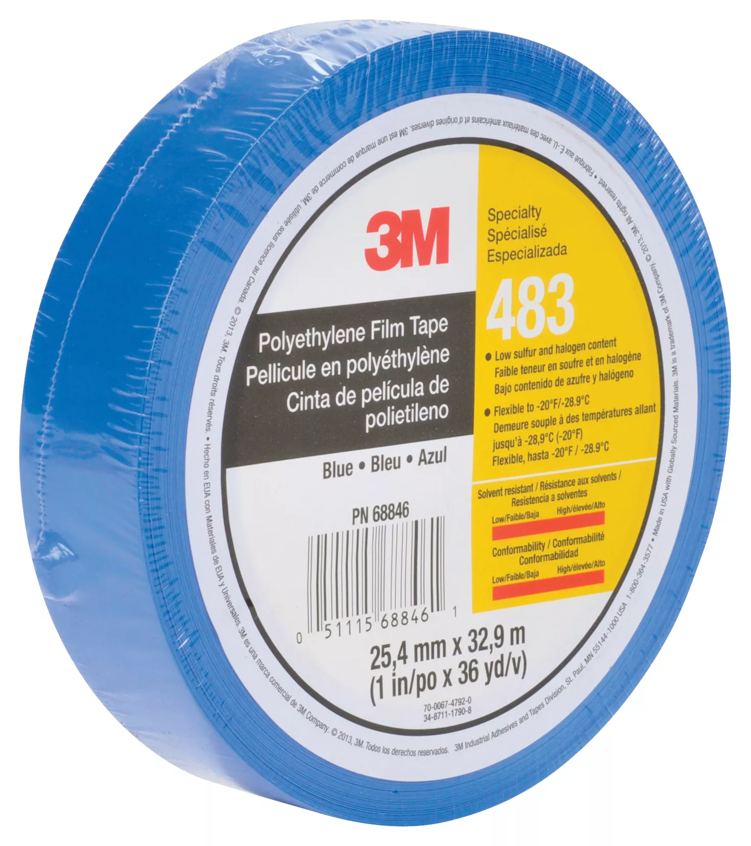 SKU 7010295458 | 3M™ Polyethylene Tape 483